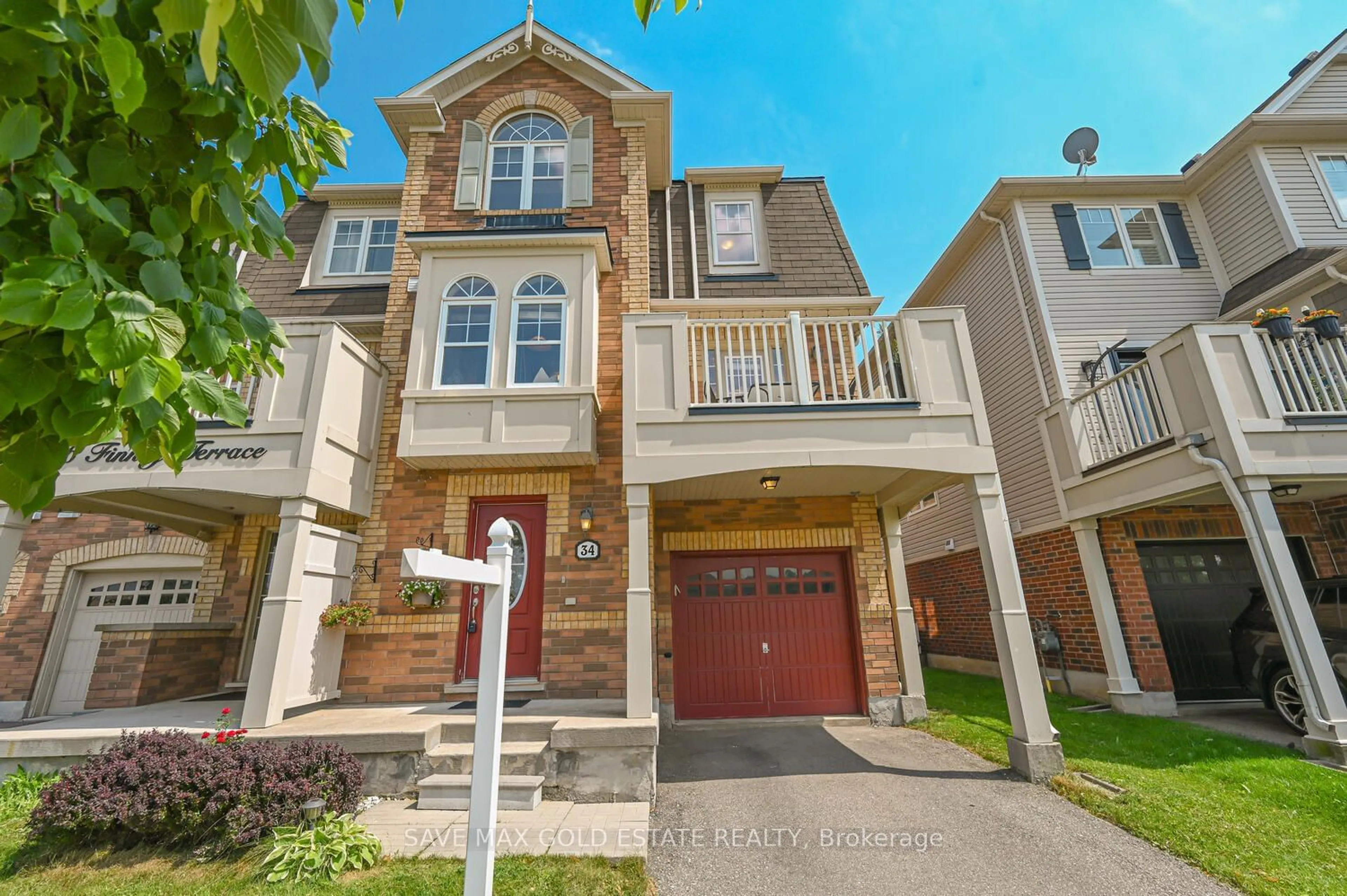 A pic from exterior of the house or condo for 34 Finney Terr, Milton Ontario L9T 7B2