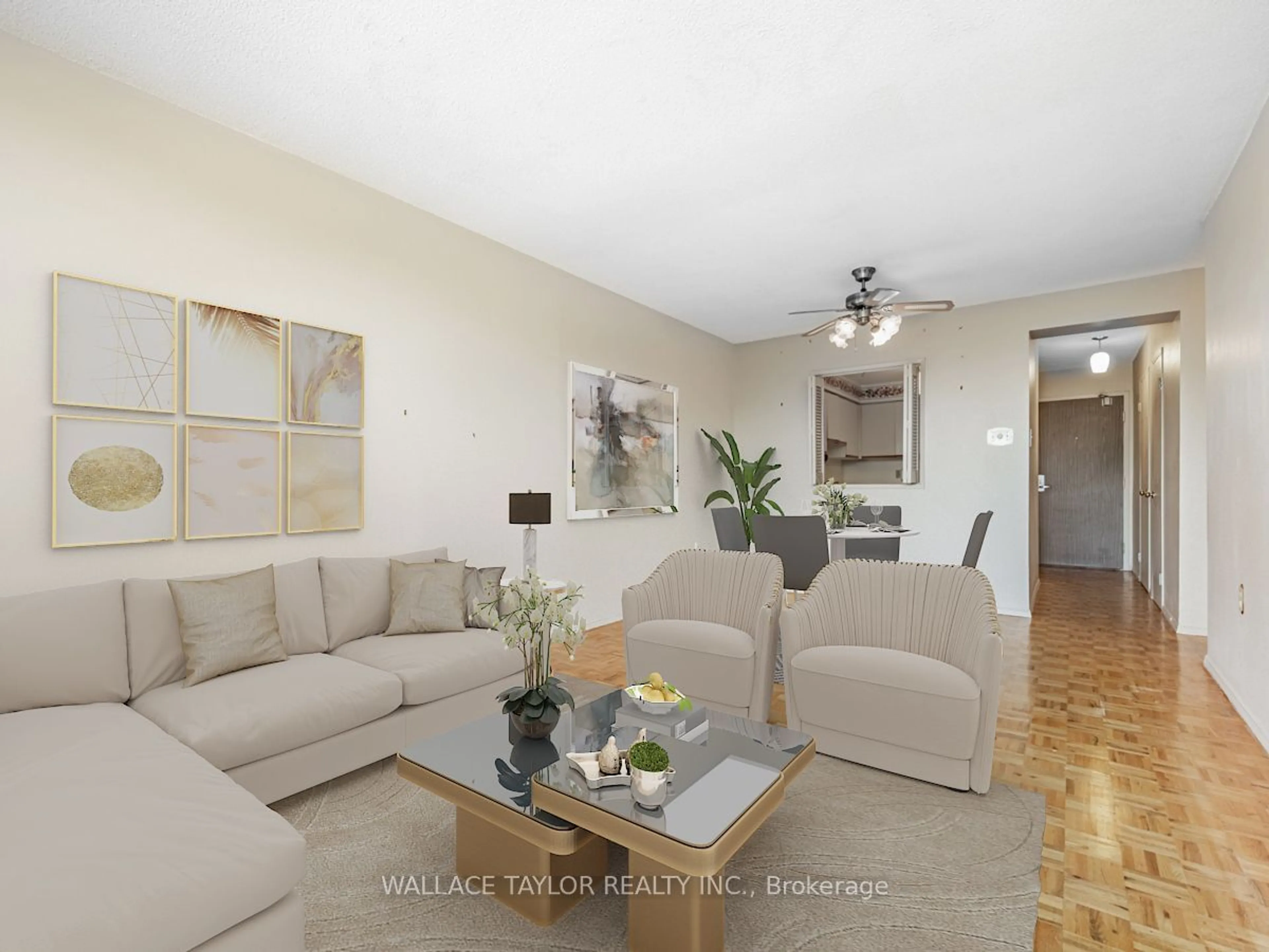 Living room for 1110 Walden Circ #409, Mississauga Ontario L5J 4R3