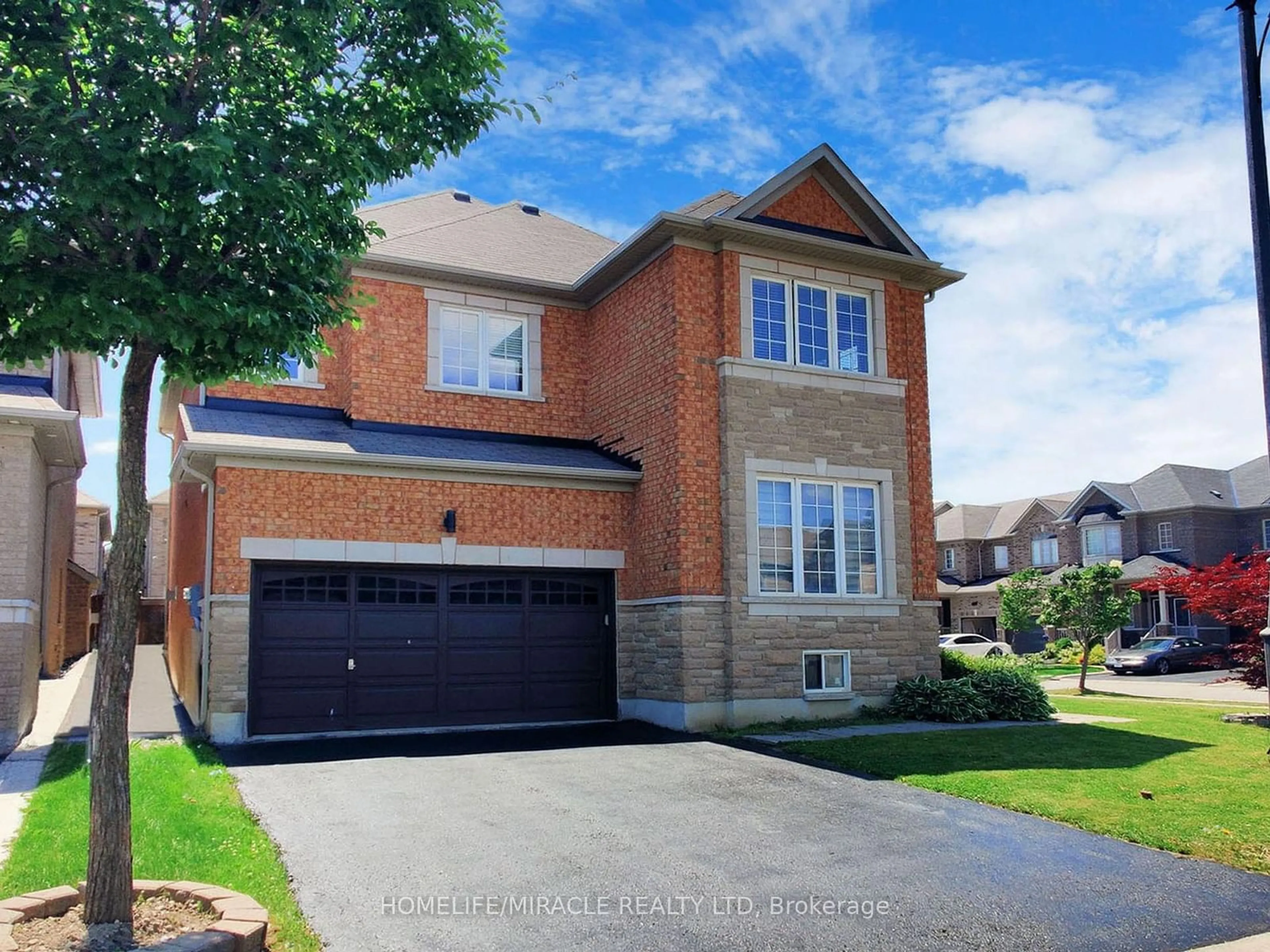 Home with brick exterior material for 63 Sleightholme Cres, Brampton Ontario L6P 3E7