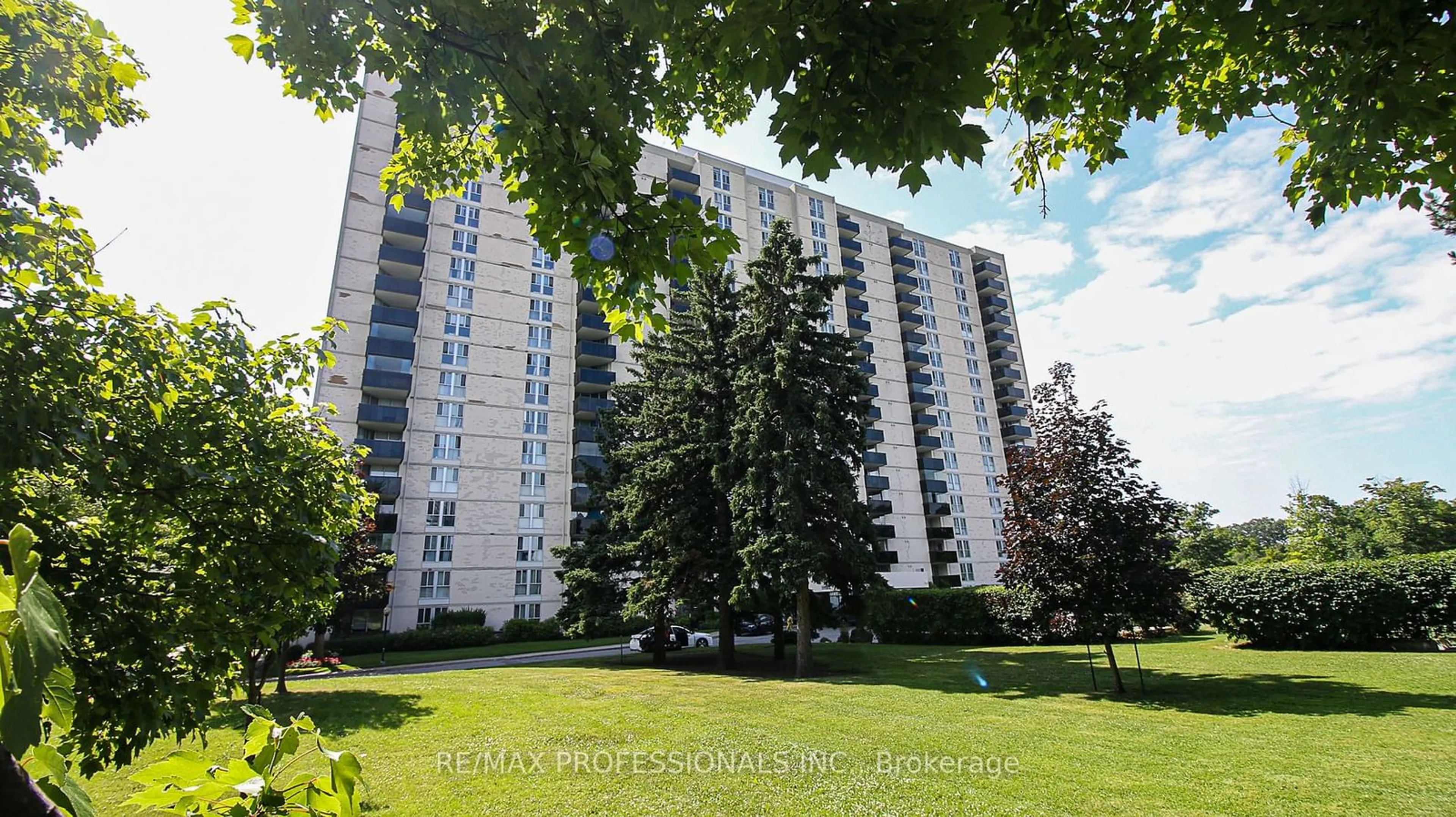 A pic from exterior of the house or condo for 420 Mill Rd #1608, Toronto Ontario M9C 1Z1