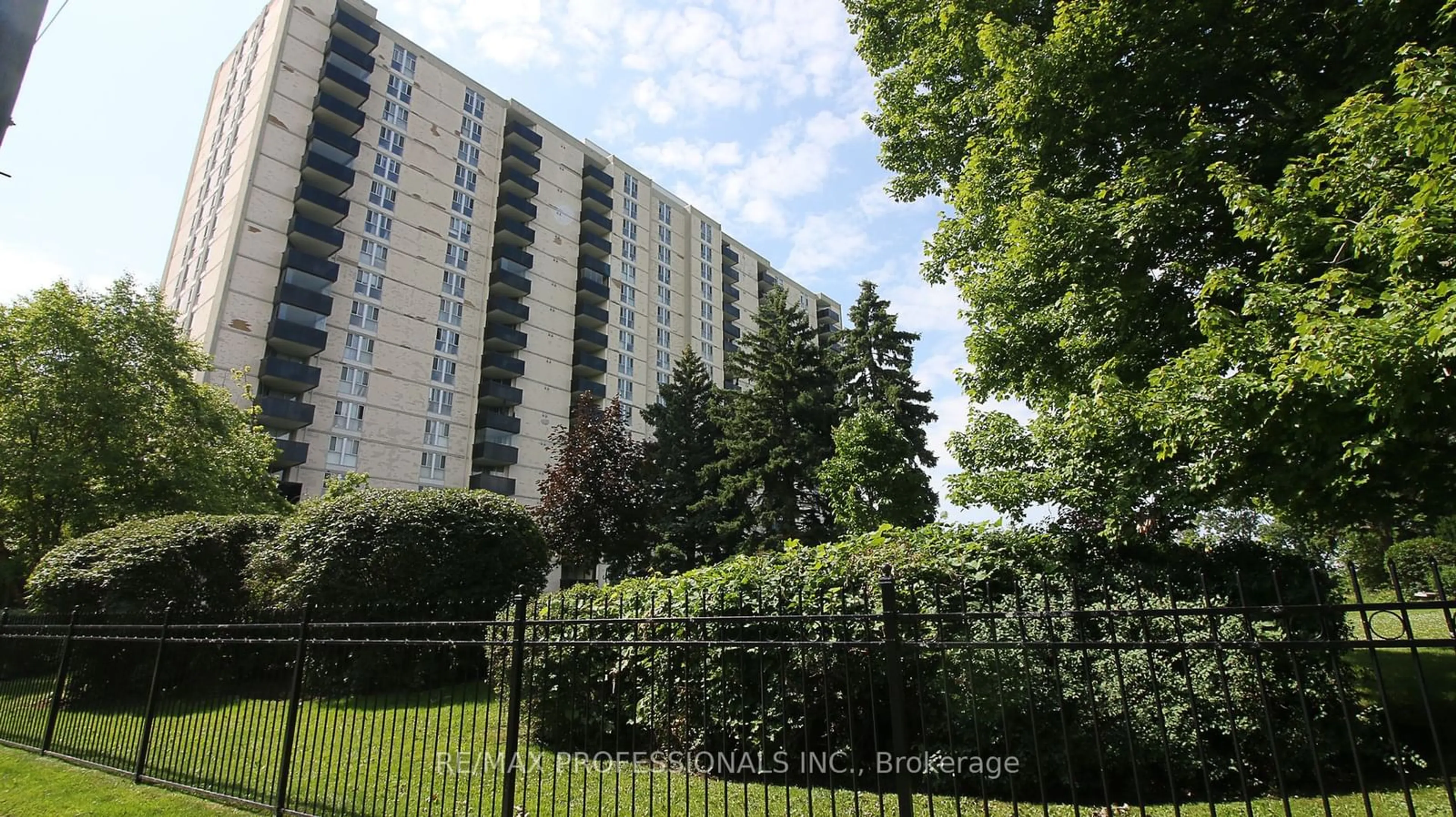 A pic from exterior of the house or condo for 420 Mill Rd #1608, Toronto Ontario M9C 1Z1