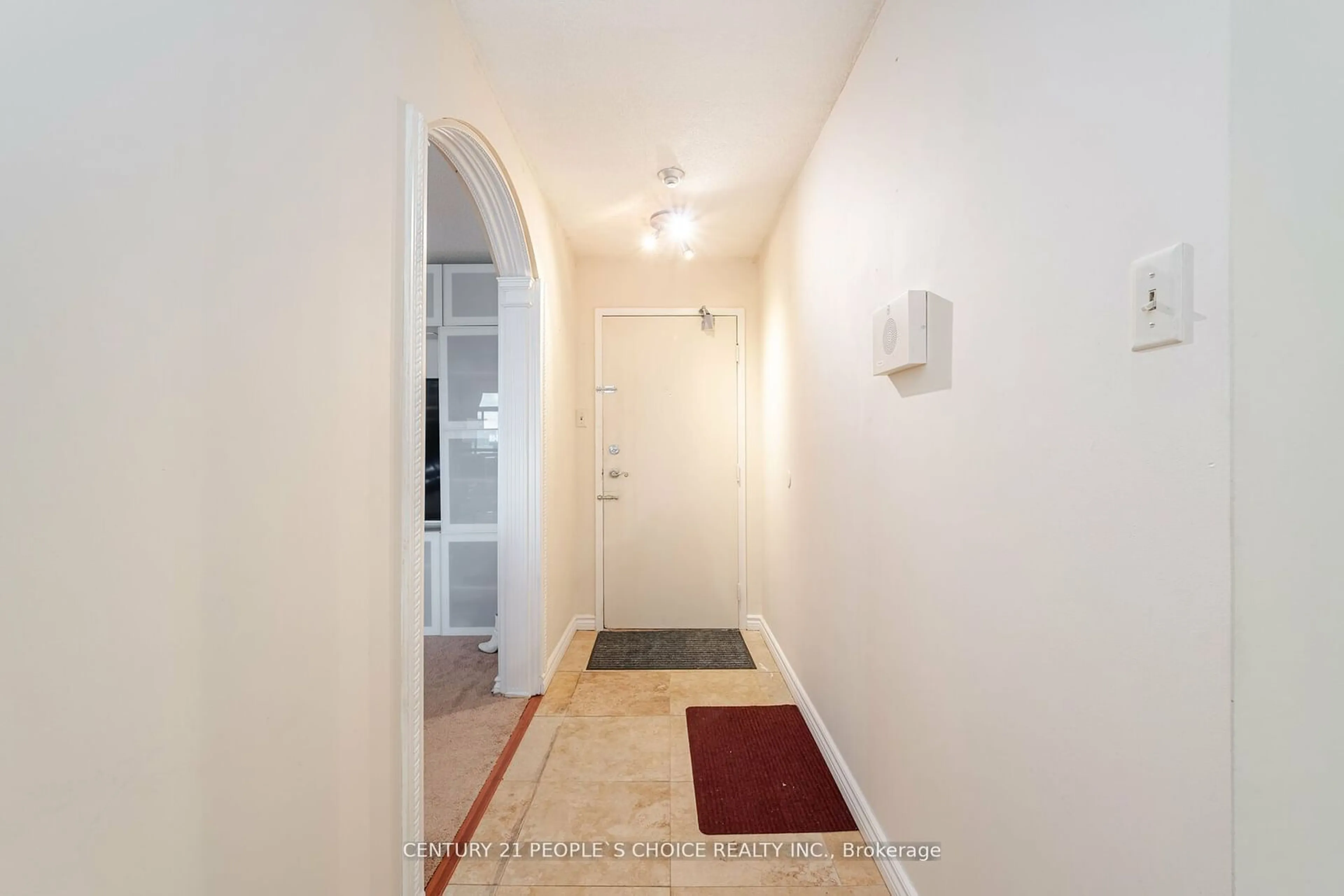 Indoor entryway, not visible floor for 15 Kensington Rd #1508, Brampton Ontario L6T 3W2