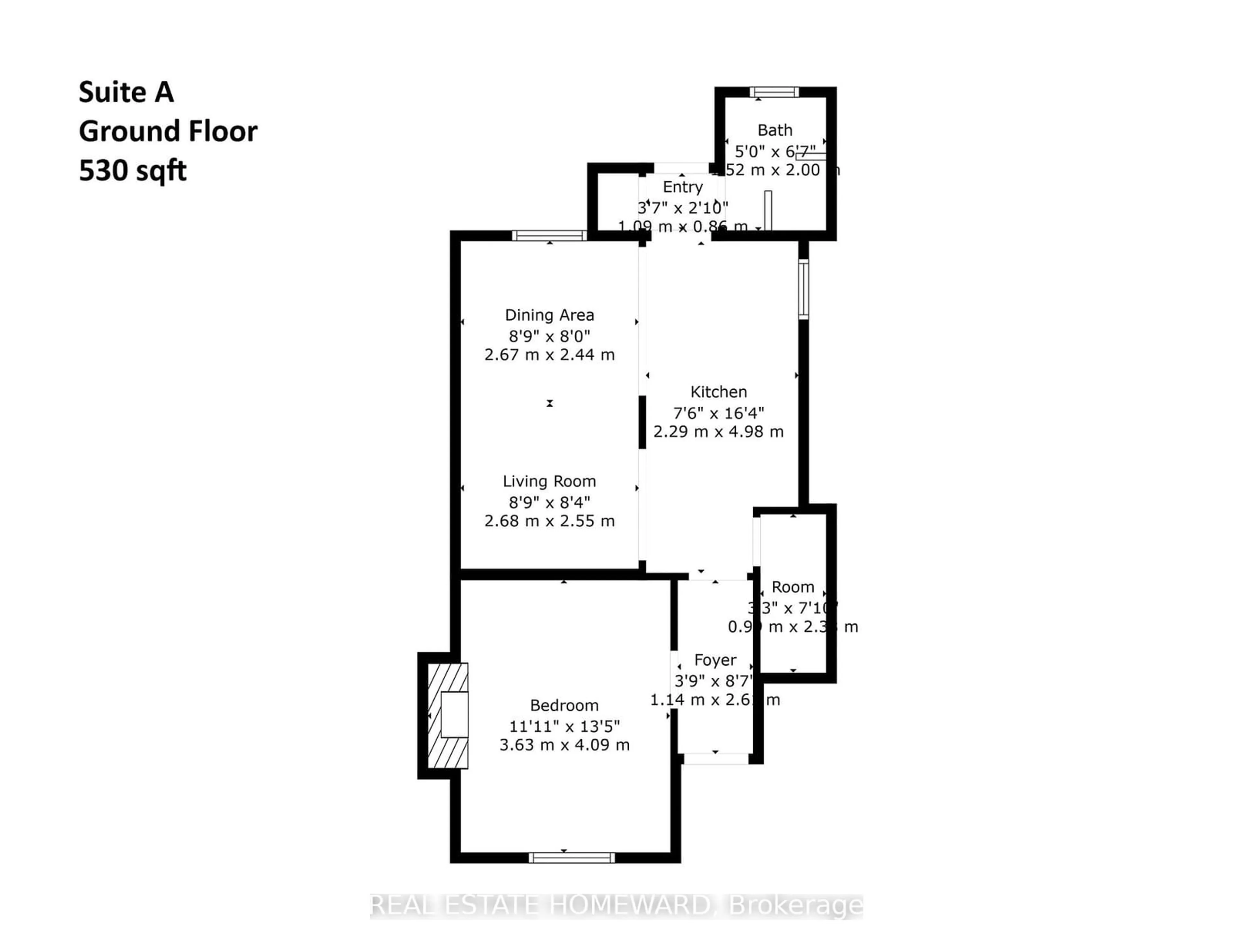 Floor plan for 140 Millicent St, Toronto Ontario M6H 1W4