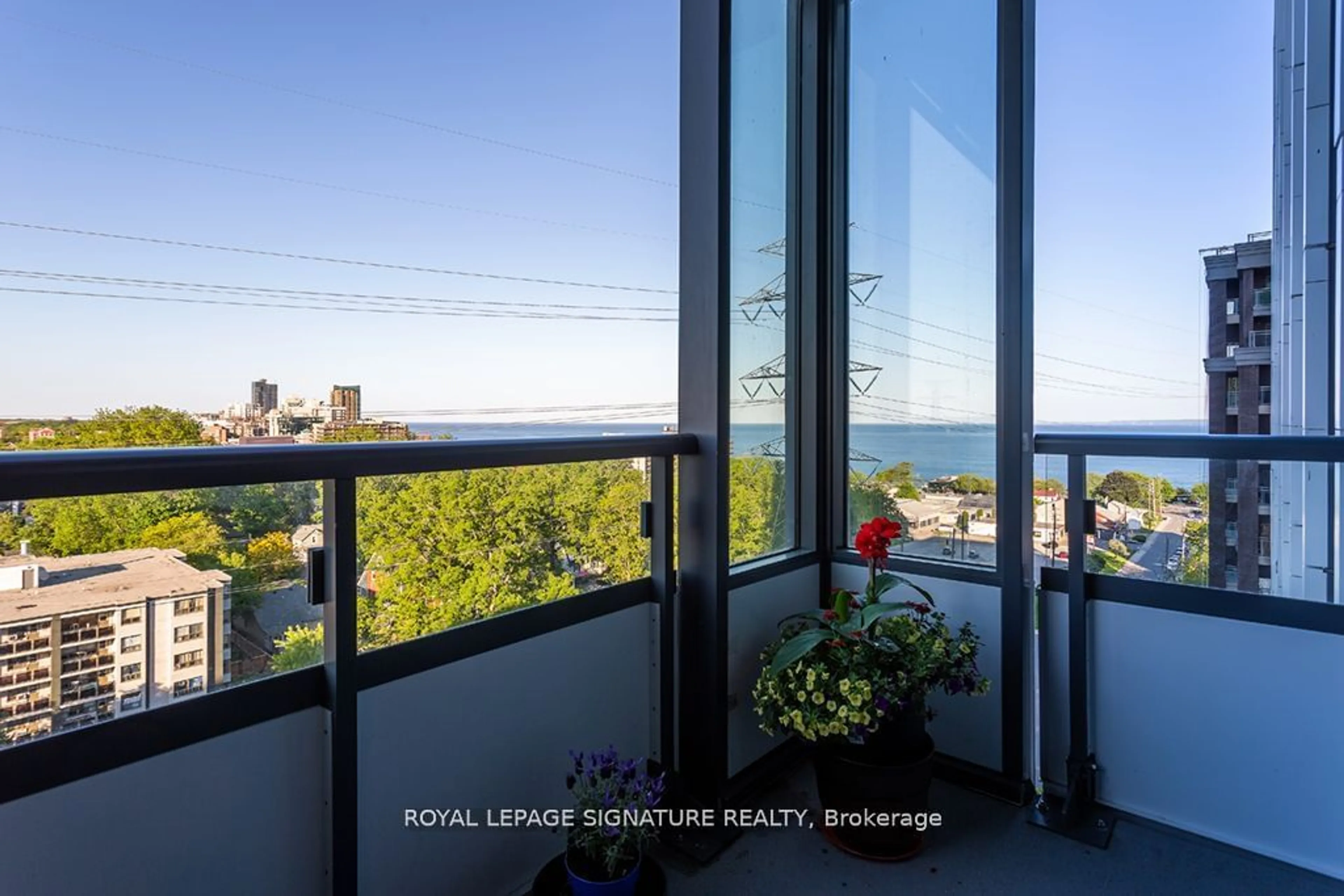 Balcony in the apartment for 500 Brock Ave #1004, Burlington Ontario L7S 0A5