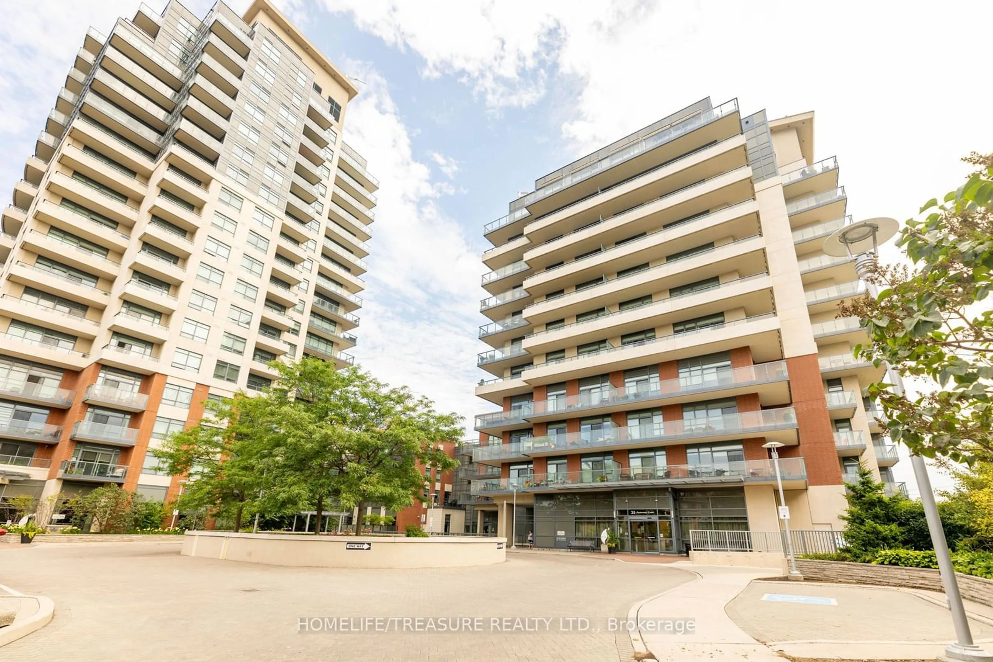 A pic from exterior of the house or condo for 35 Fontenay Crt #402, Toronto Ontario M9A 0E2