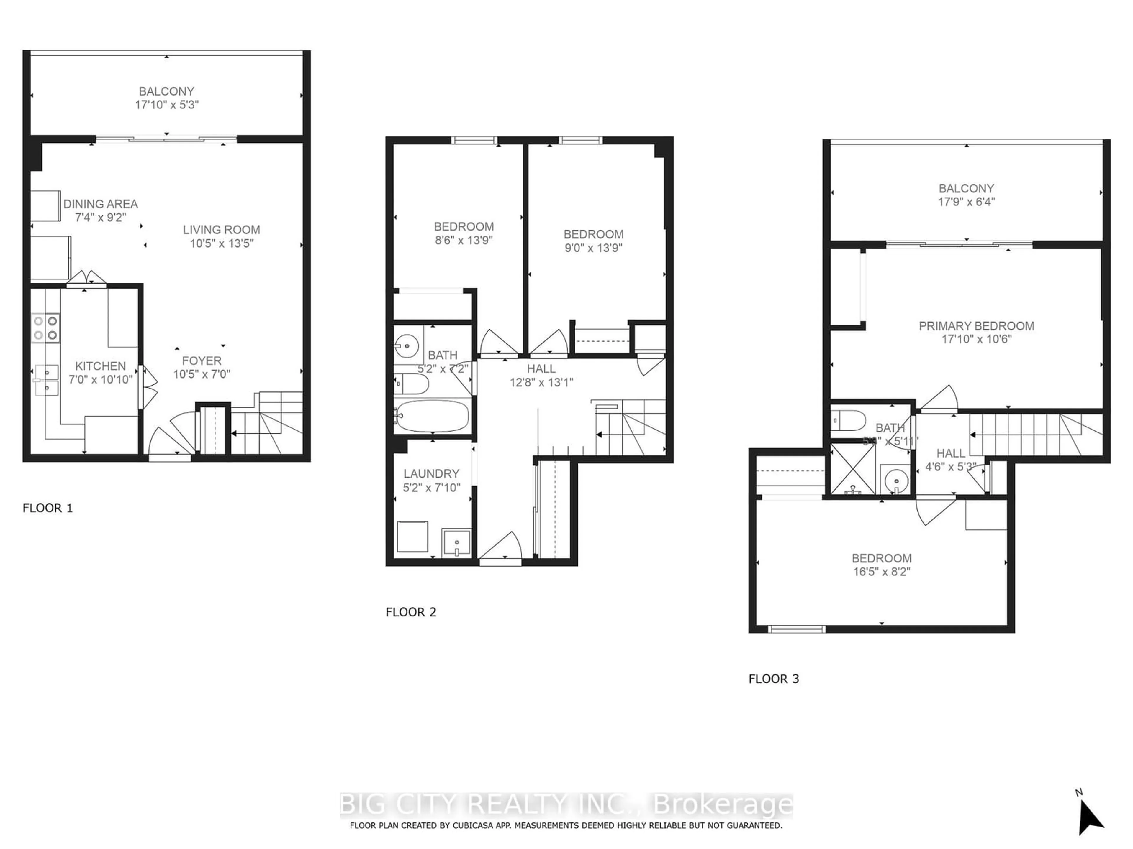 Floor plan for 10 Eddystone Ave #258, Toronto Ontario M3N 2T2