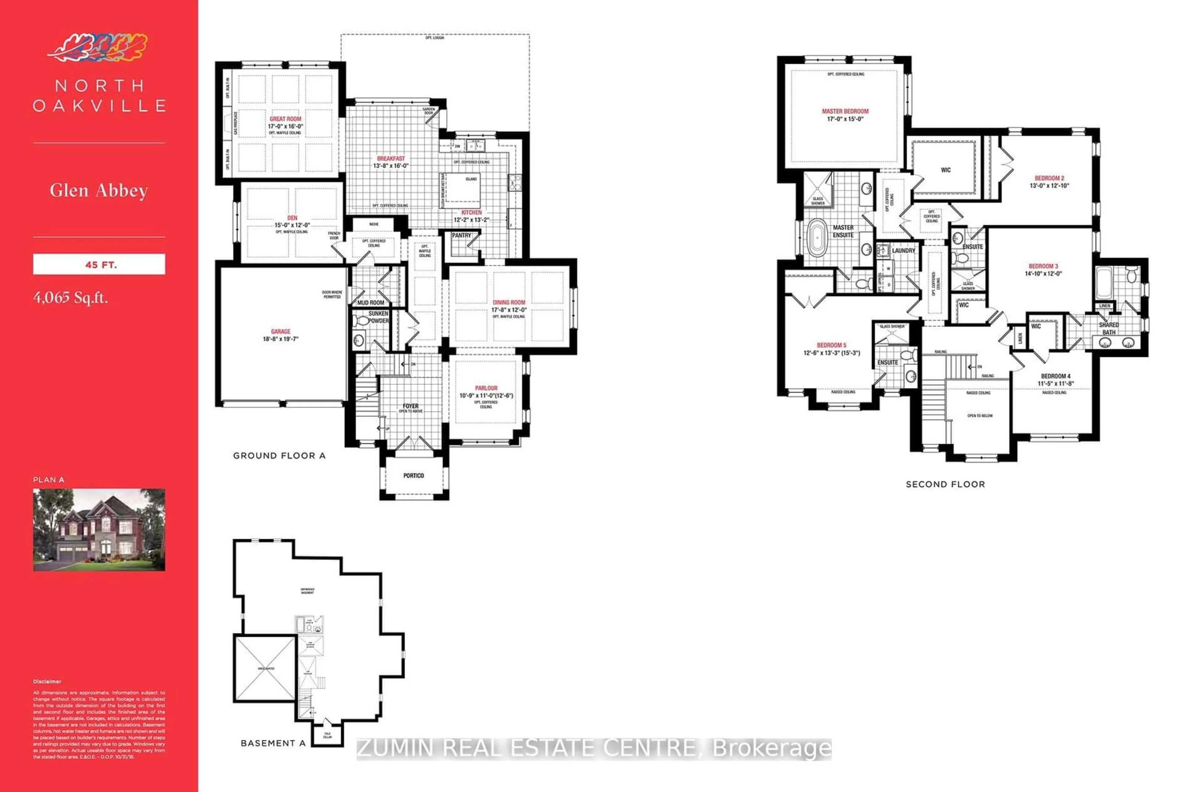 Floor plan for 90 Boulton Tr, Oakville Ontario L6H 7C5