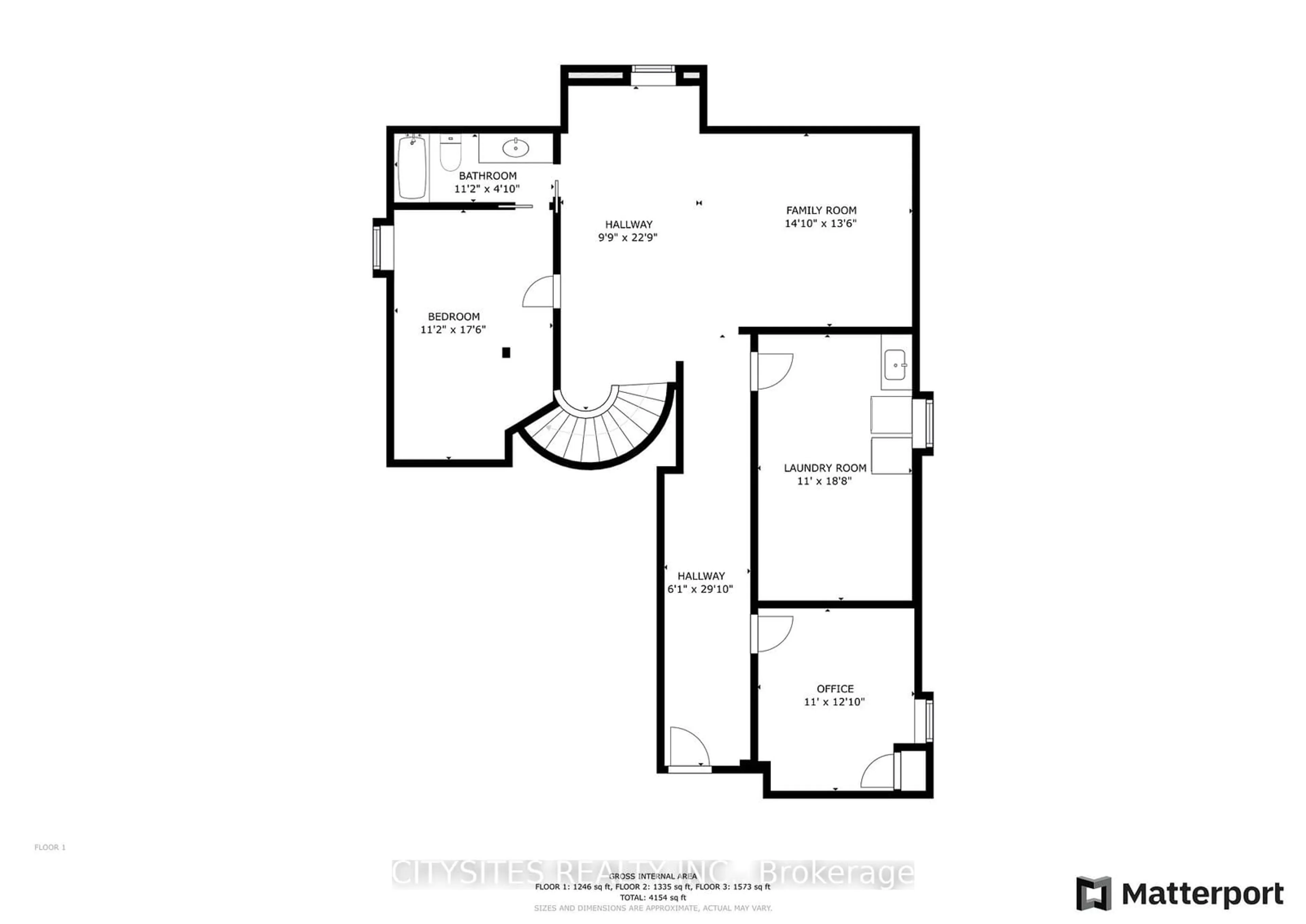 Floor plan for 3380 Mistwell Cres, Oakville Ontario L6L 0A2
