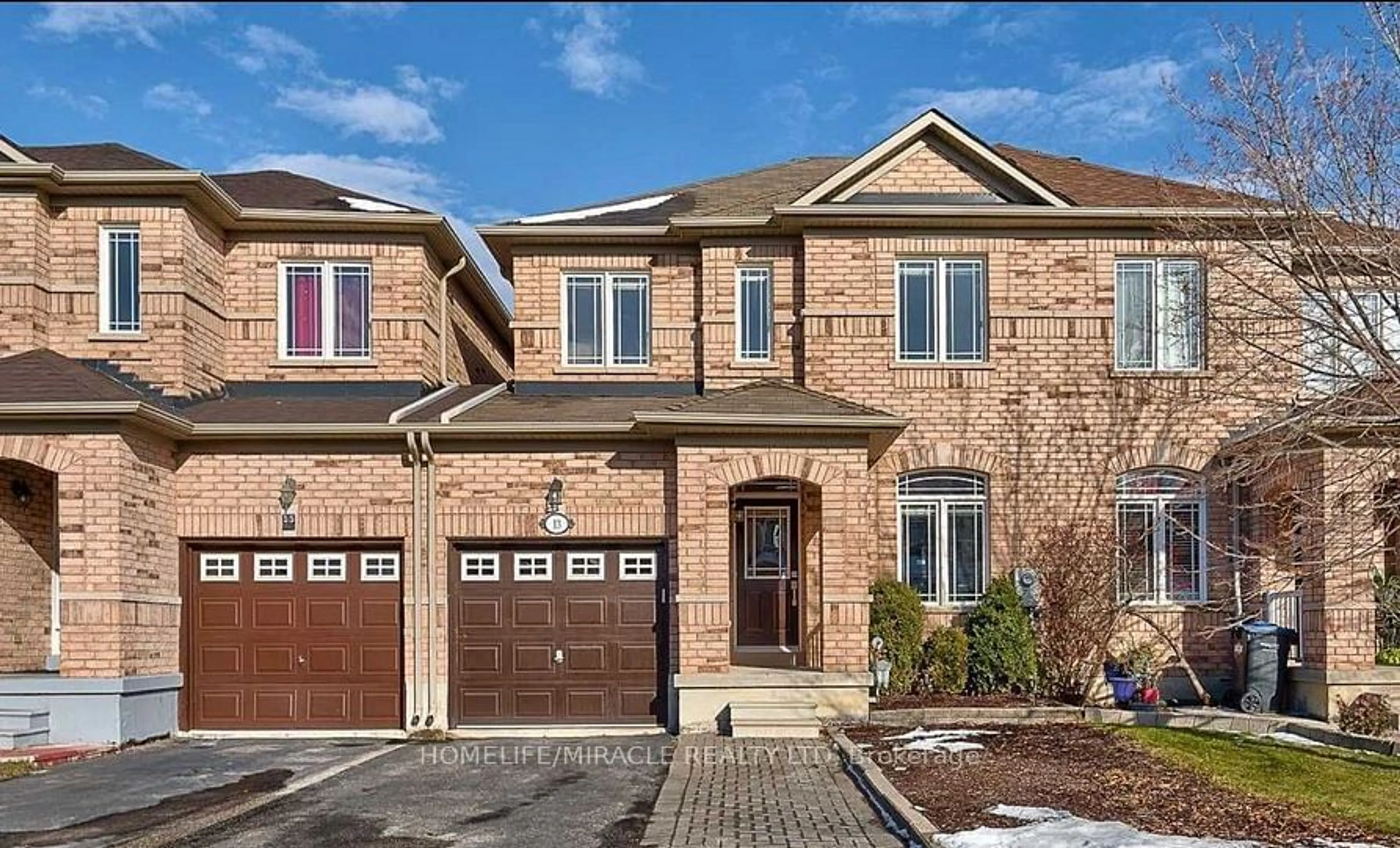 Home with brick exterior material for 13 Percy Gate, Brampton Ontario L7S 3S1