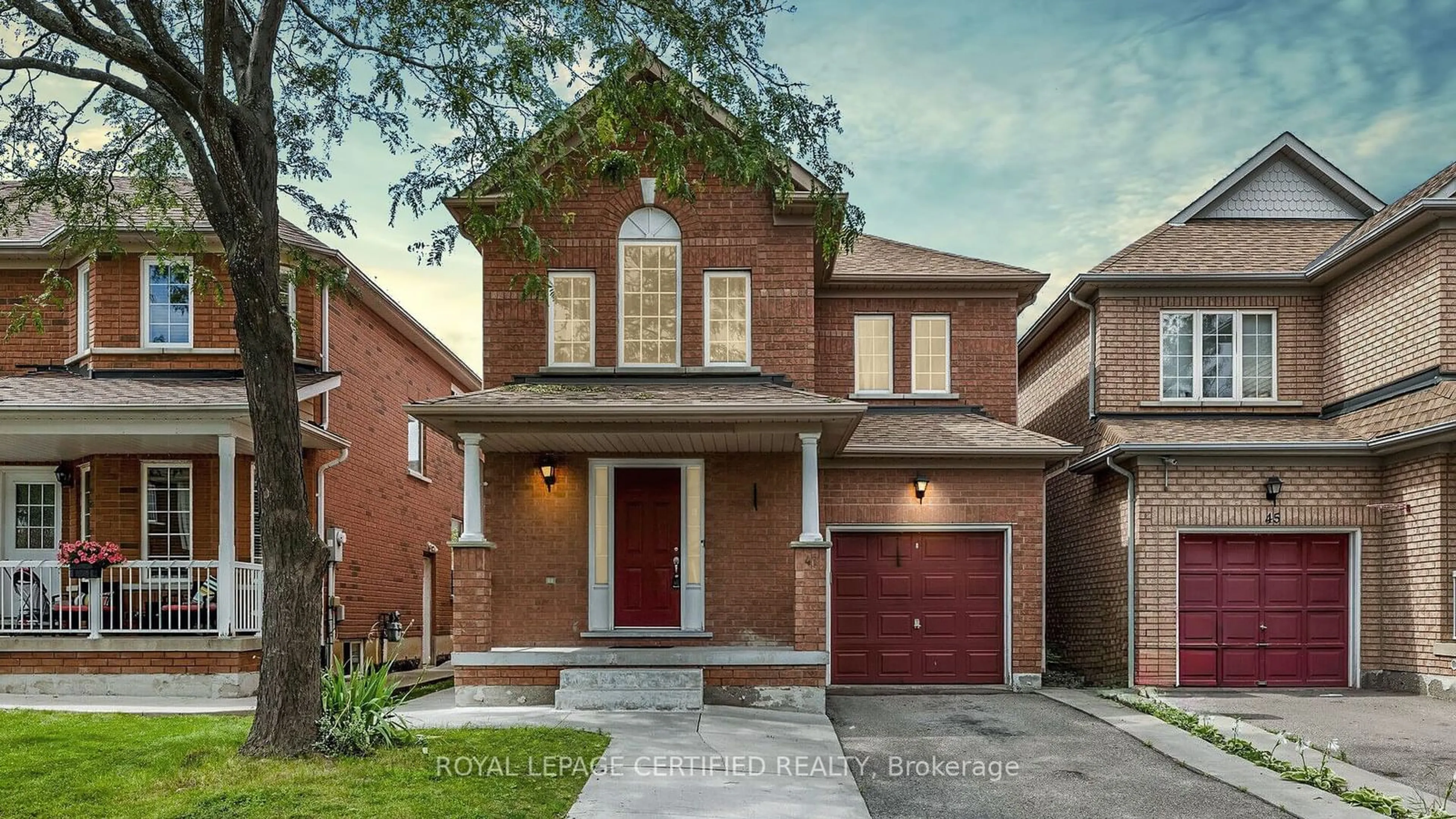 Home with brick exterior material for 47 Peachleaf Cres, Brampton Ontario L7A 2B4