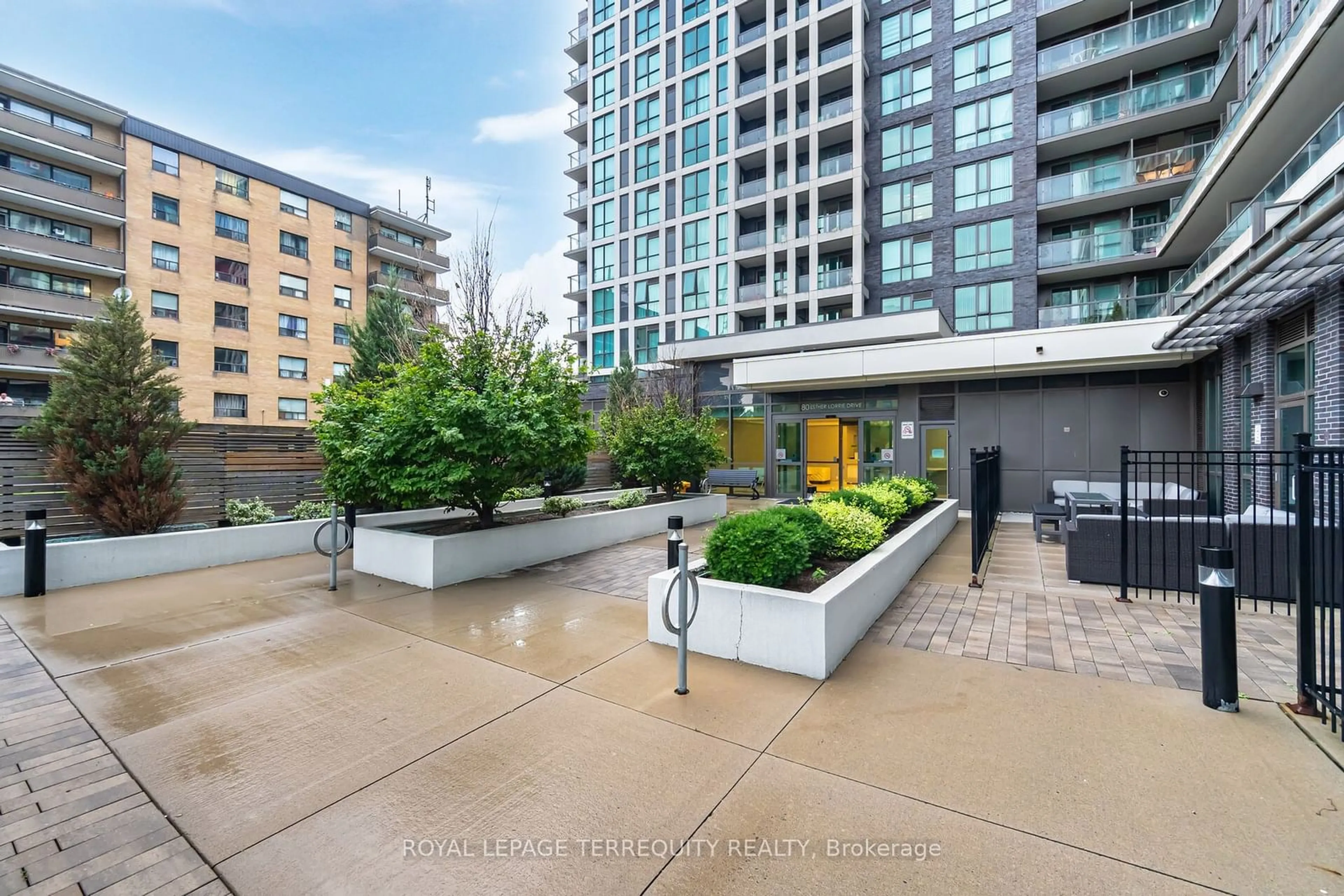 Patio for 80 Esther Lorrie Dr #503, Toronto Ontario M9W 0C6