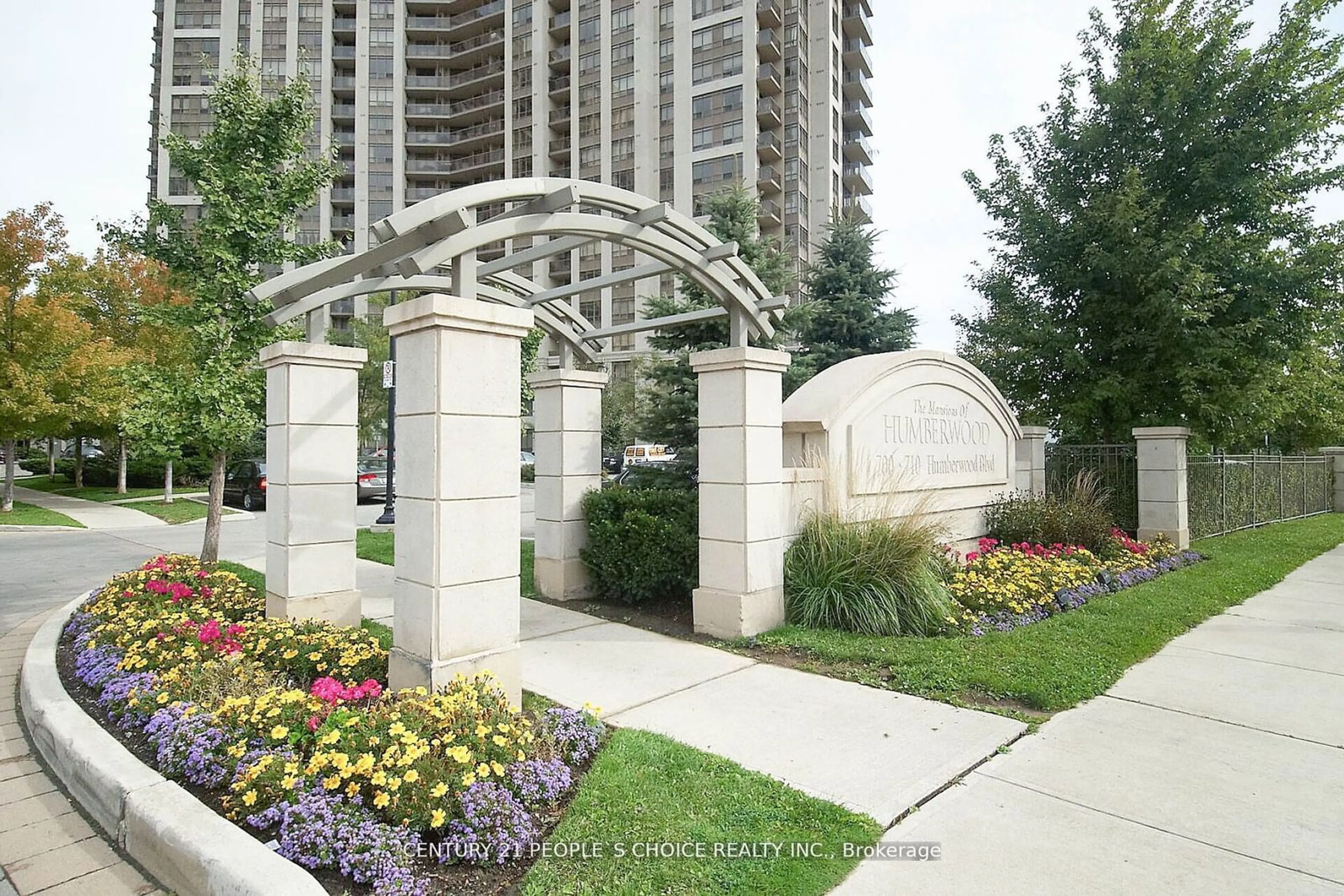 A pic from exterior of the house or condo for 700 Humberwood Blvd #1119, Toronto Ontario M9W 7J4