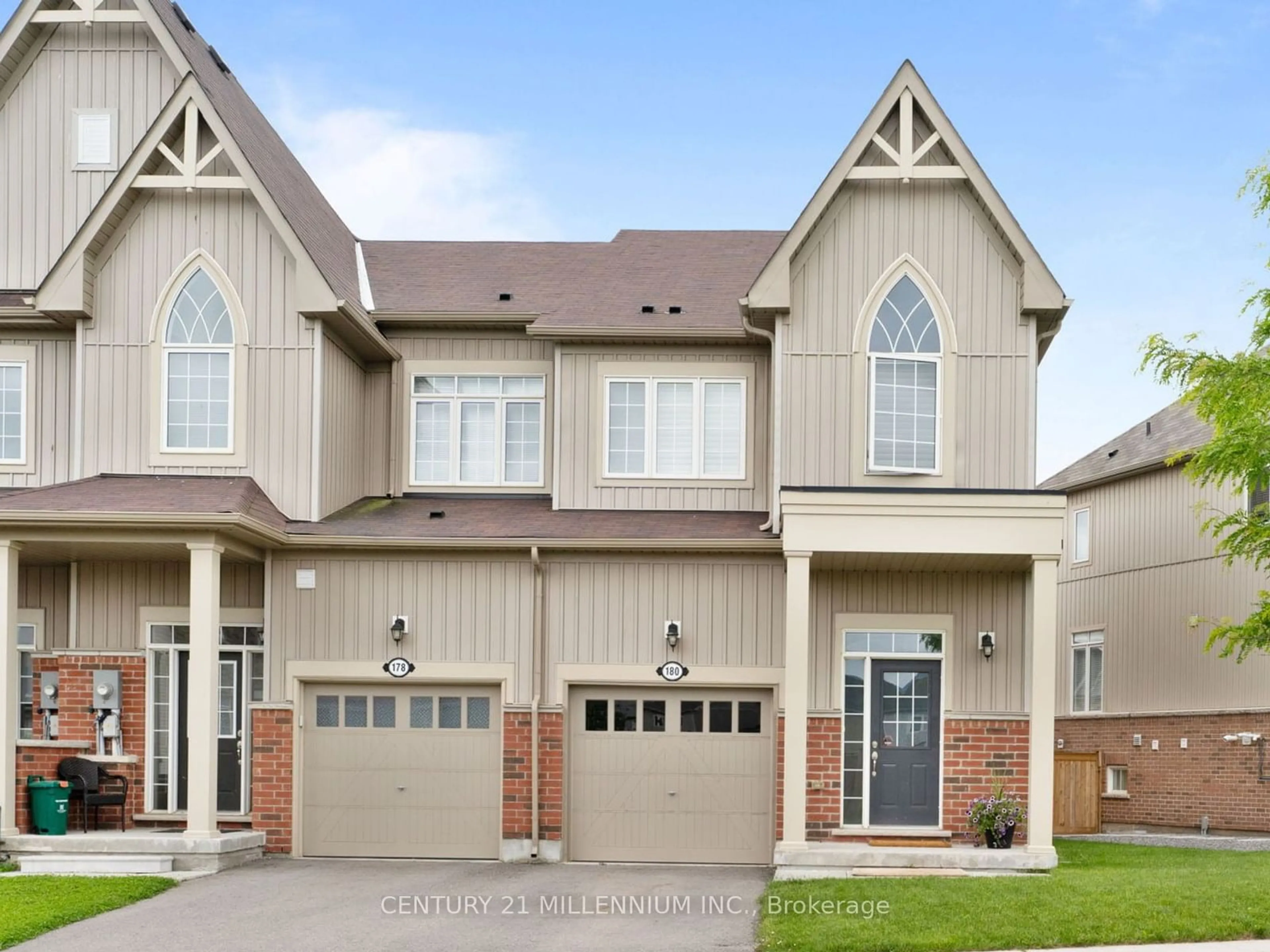 Home with brick exterior material for 180 Parkinson Cres, Orangeville Ontario L9W 6X3