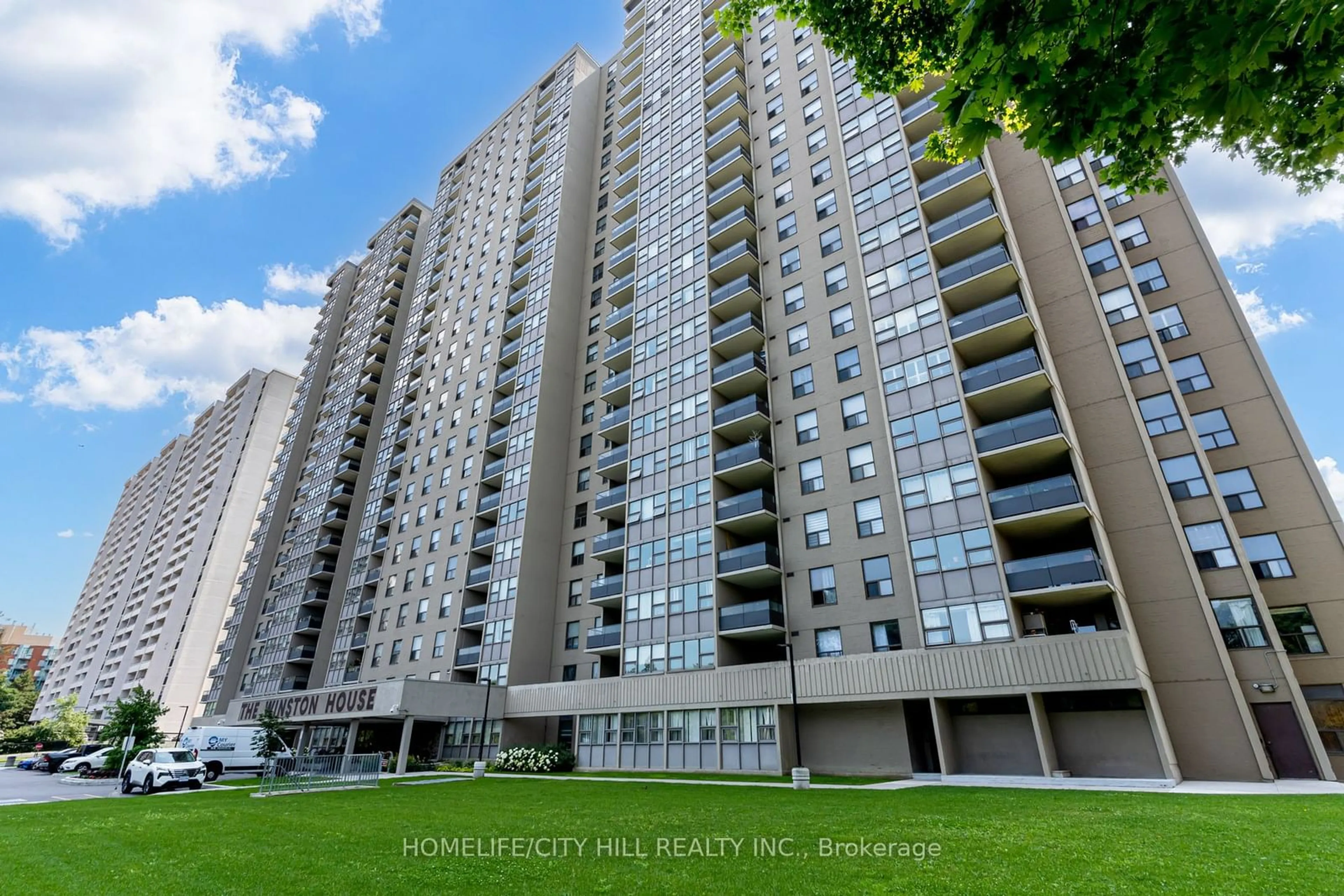 A pic from exterior of the house or condo for 75 Emmett Ave #2312, Toronto Ontario M6M 5A7