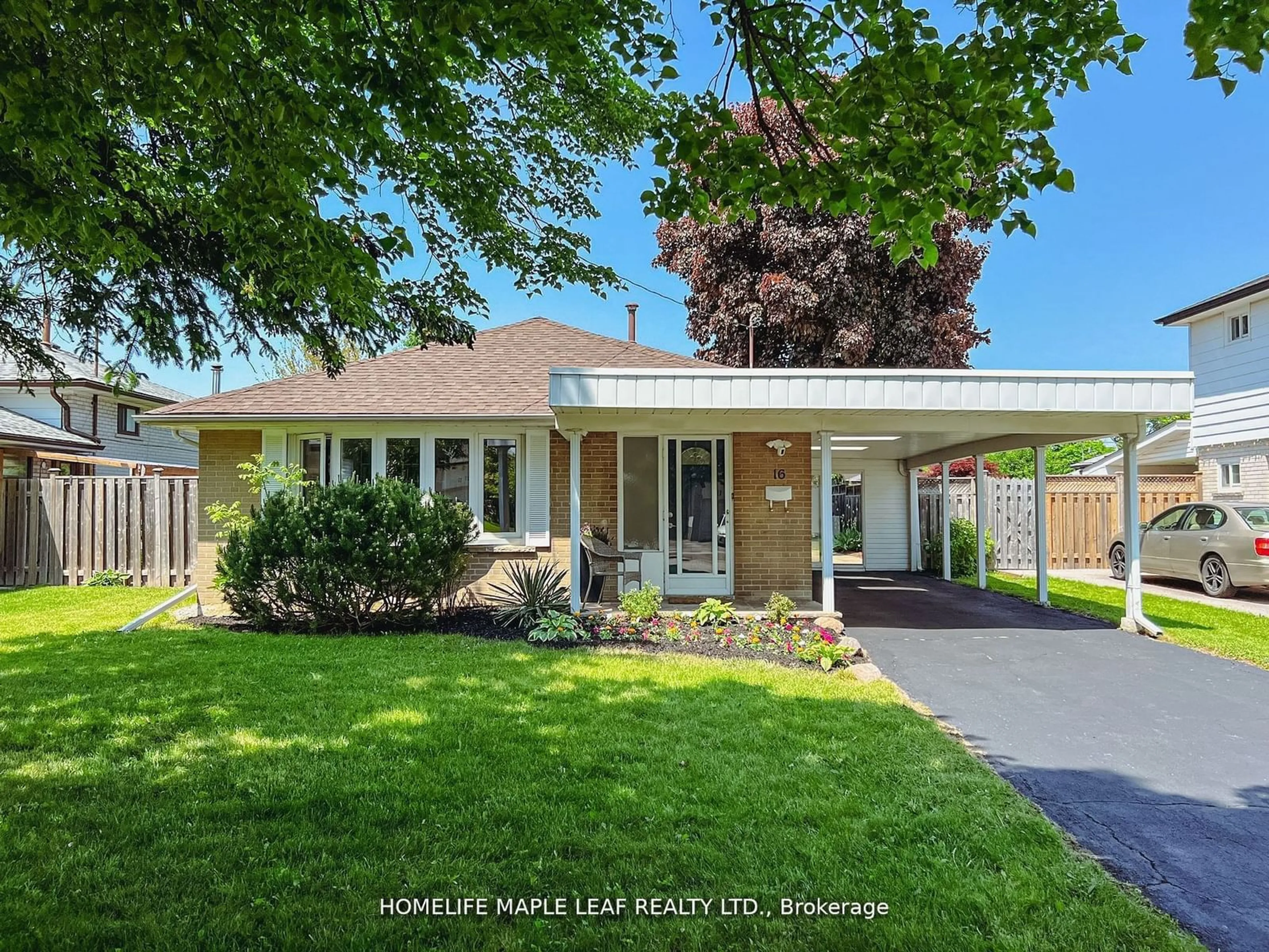 Frontside or backside of a home for 16 Mancroft Cres, Toronto Ontario M9W 3E8