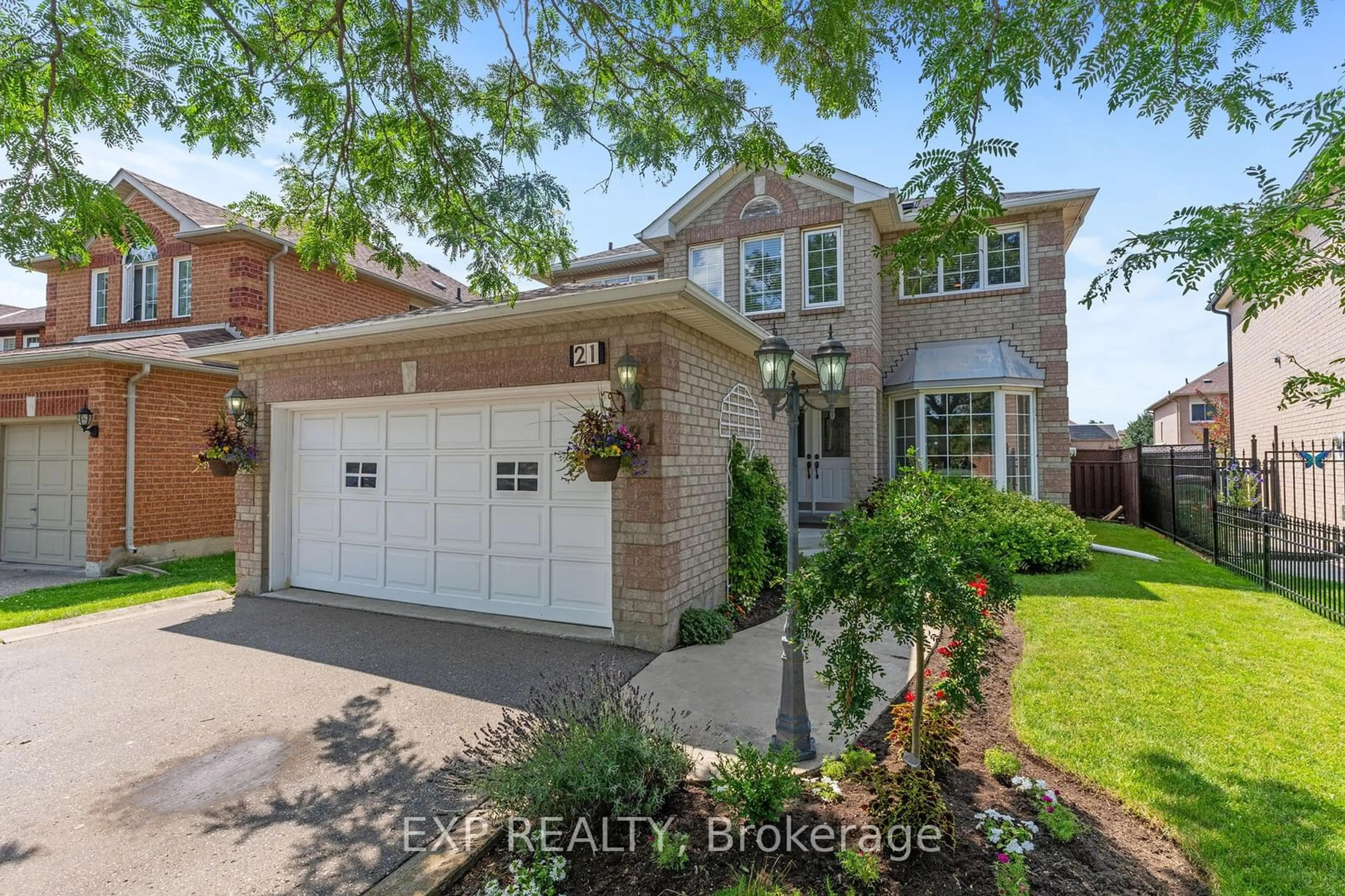 Home with brick exterior material for 21 Arjay Tr, Brampton Ontario L6X 4L9