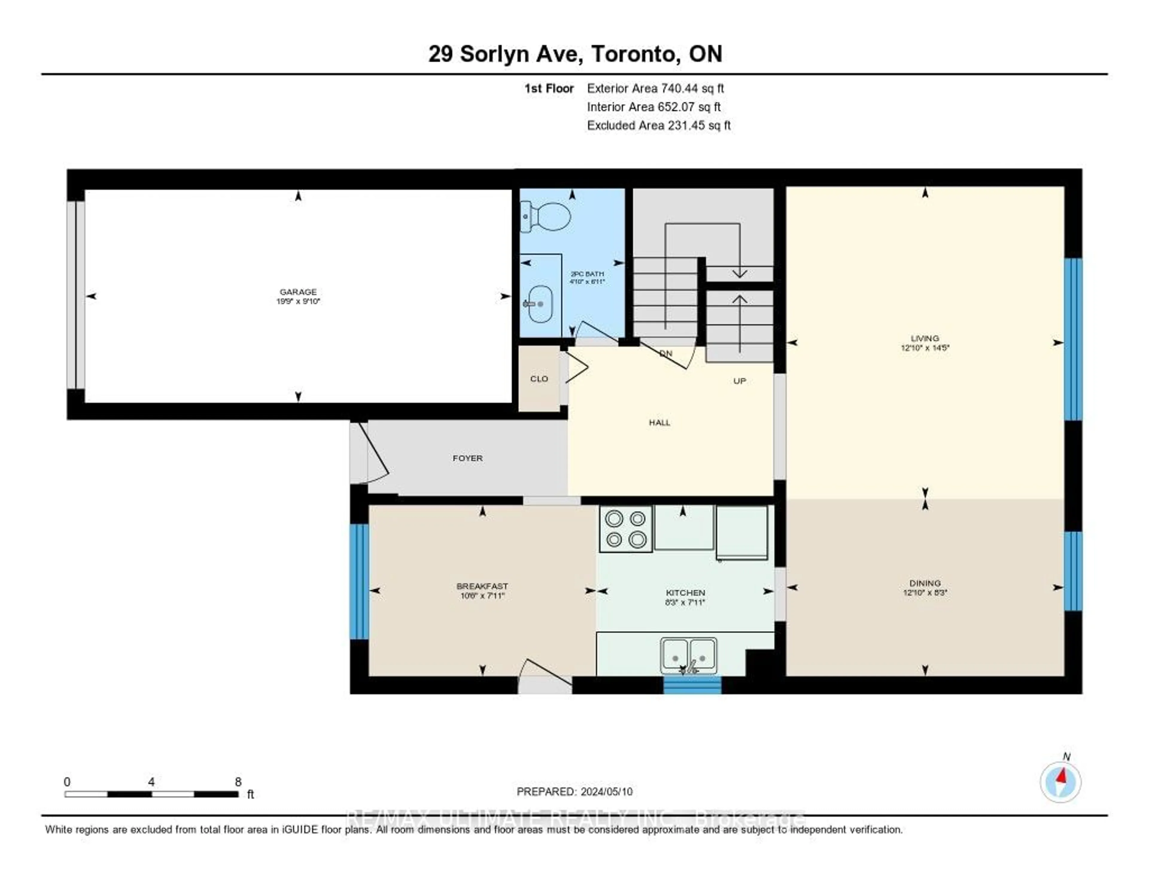 Floor plan for 29 Sorlyn Ave, Toronto Ontario M6L 1H7