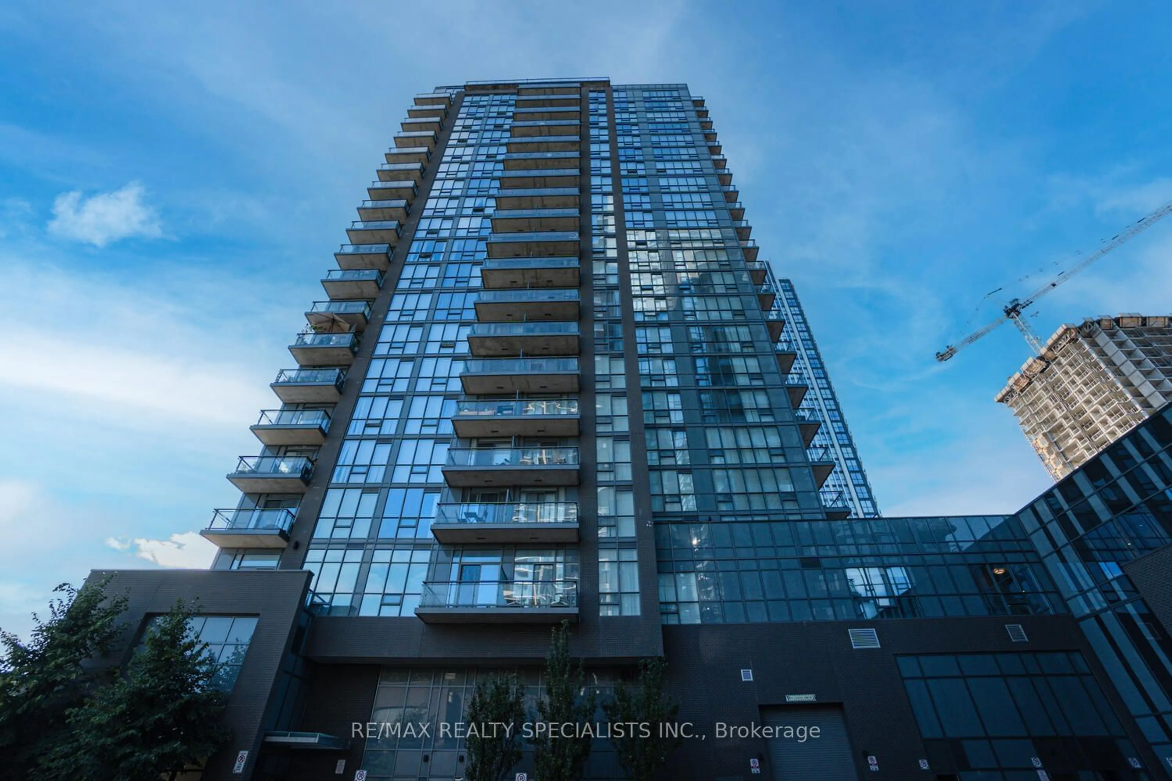 A pic from exterior of the house or condo for 5033 Four Springs Ave #1117, Mississauga Ontario L5R 0G6