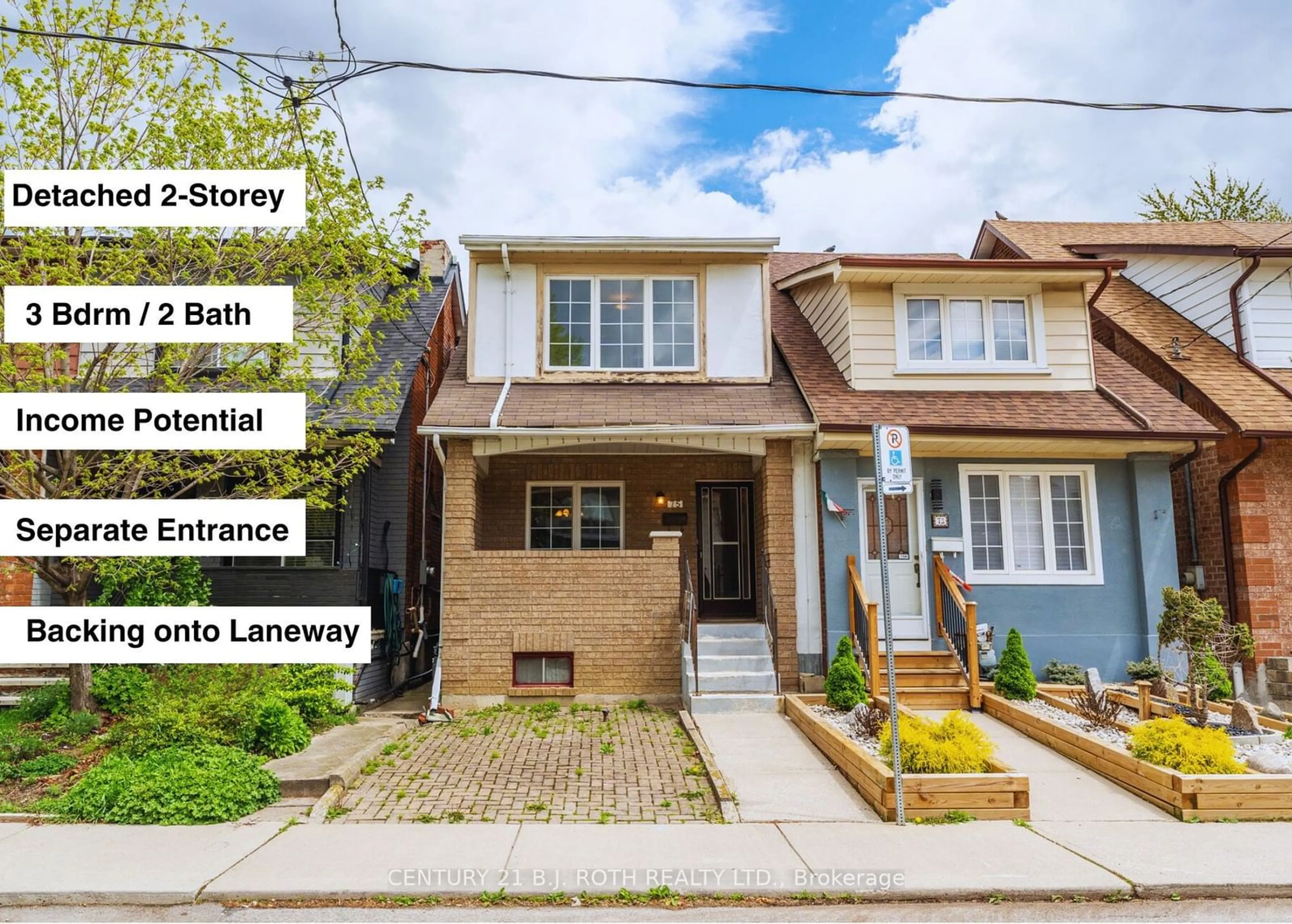 Frontside or backside of a home for 75 Sellers Ave, Toronto Ontario M6E 3T7