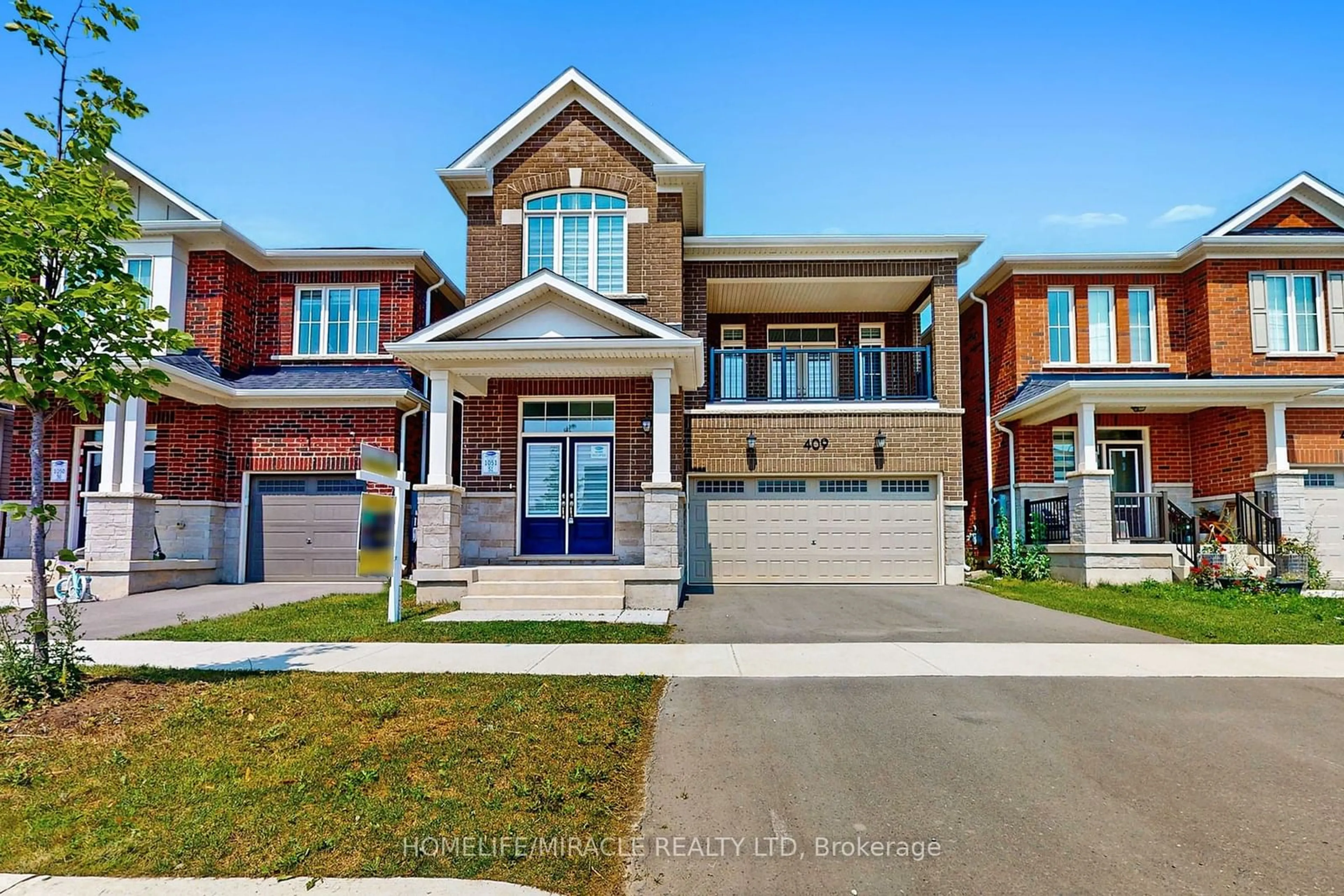 Home with brick exterior material for 409 Gordon Krantz Ave, Milton Ontario L9E 1W1