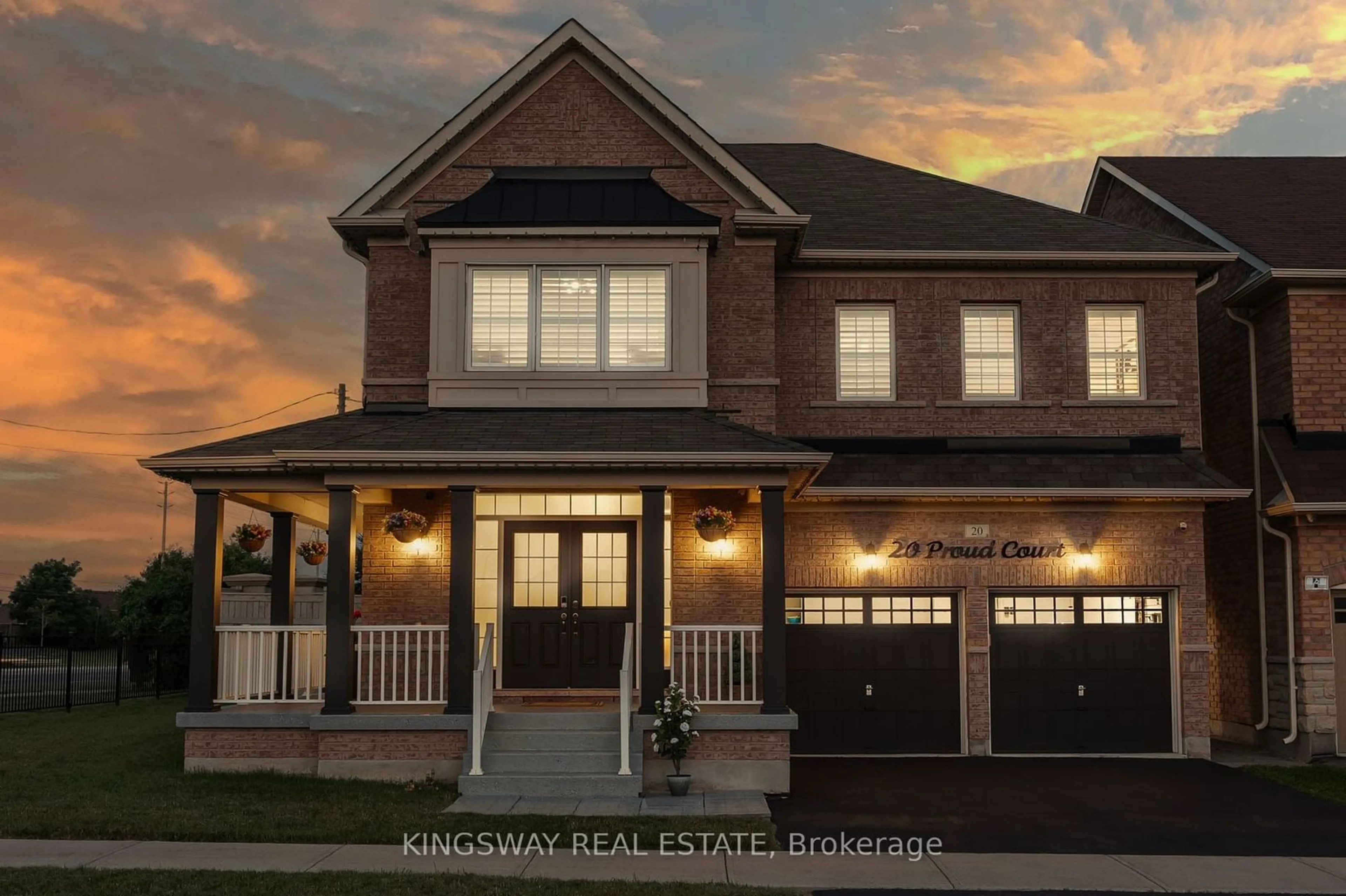 Home with brick exterior material for 20 Proud Crt, Brampton Ontario L6Y 5Z1