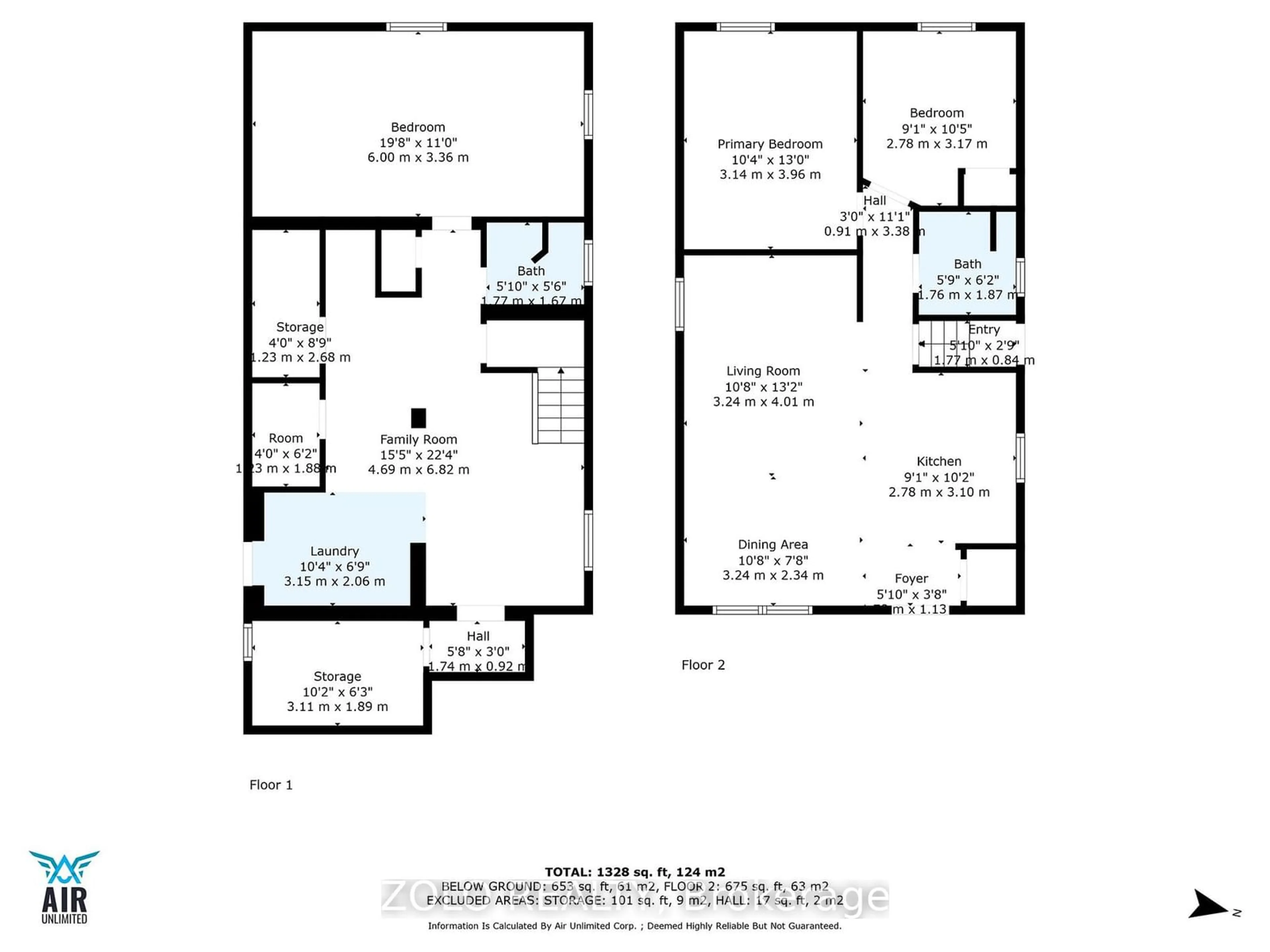 Floor plan for 508 Harvie Ave, Toronto Ontario M6E 4L9