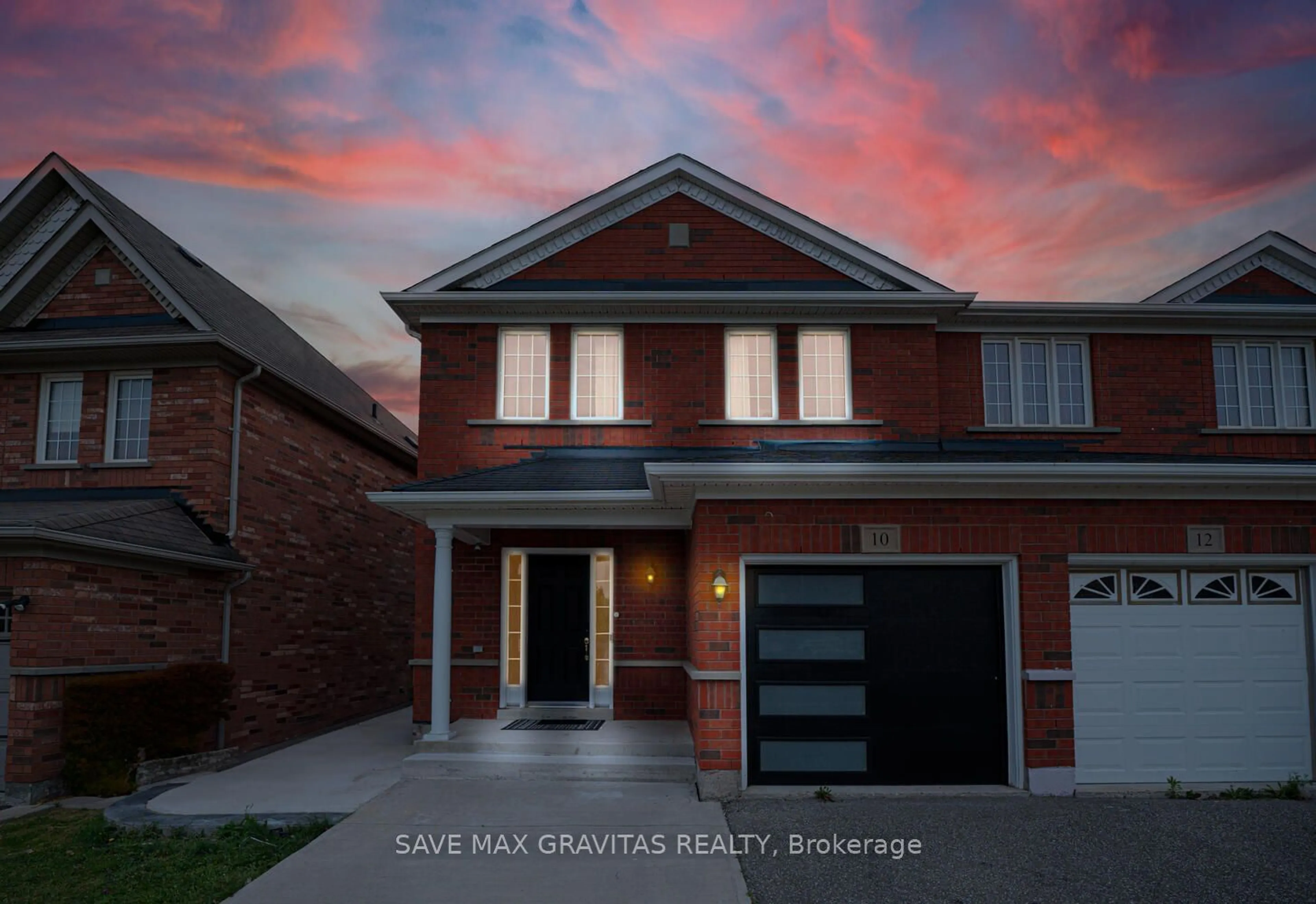 Home with brick exterior material for 10 Thornbush Blvd, Brampton Ontario L7A 3X8