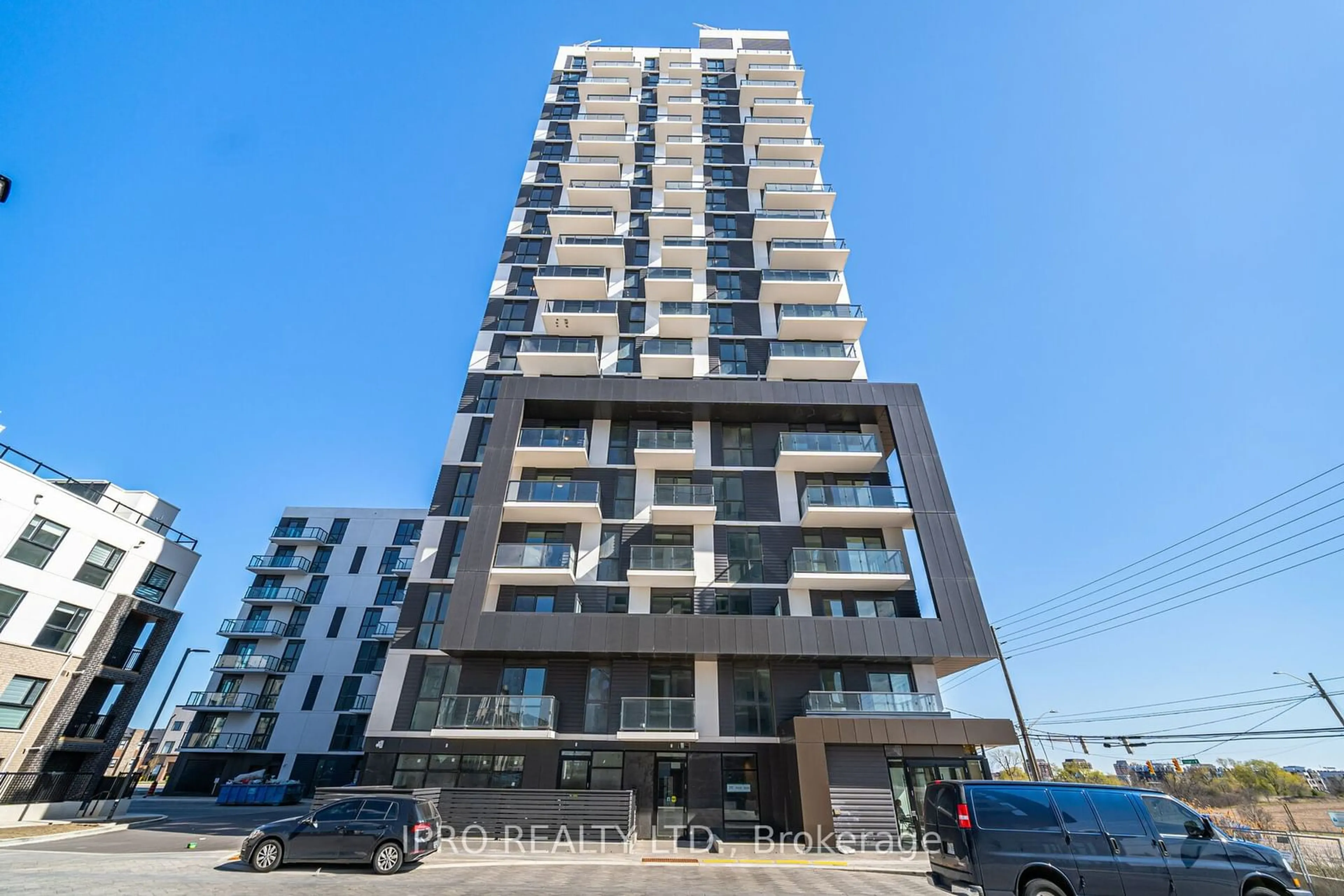 A pic from exterior of the house or condo for 335 Wheat Boom Dr #414, Oakville Ontario L6H 7Y1