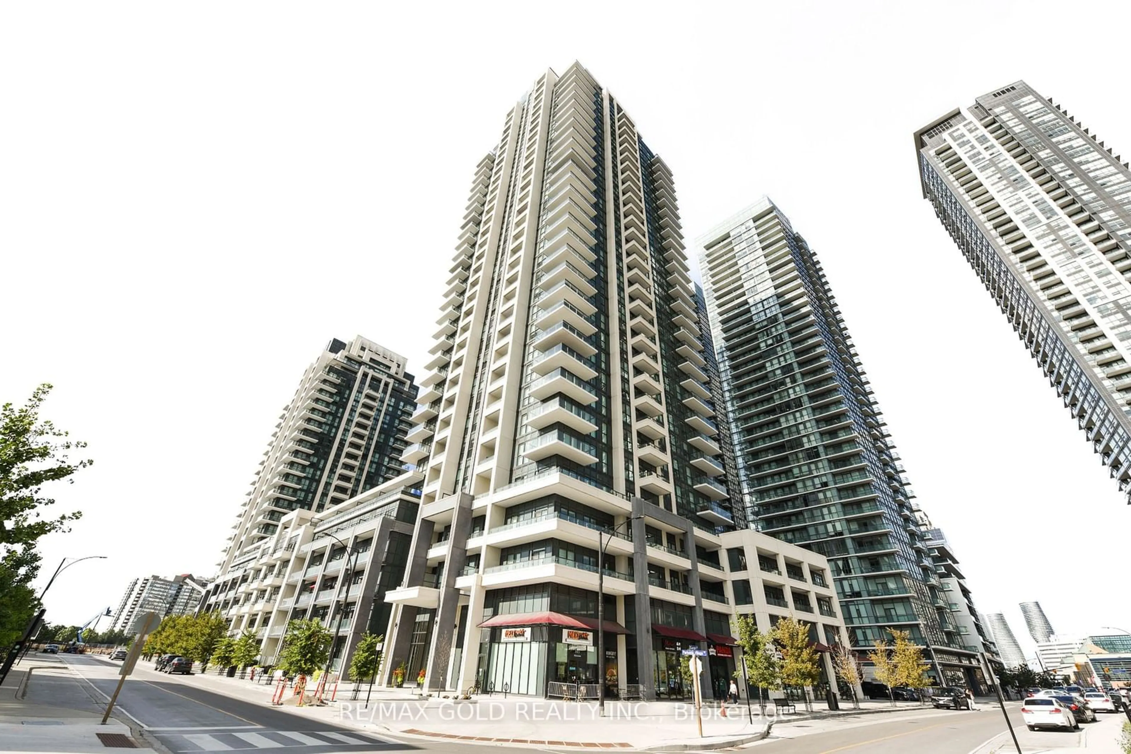 A pic from exterior of the house or condo for 4055 Parkside Village Dr #3018, Mississauga Ontario L5B 0K8