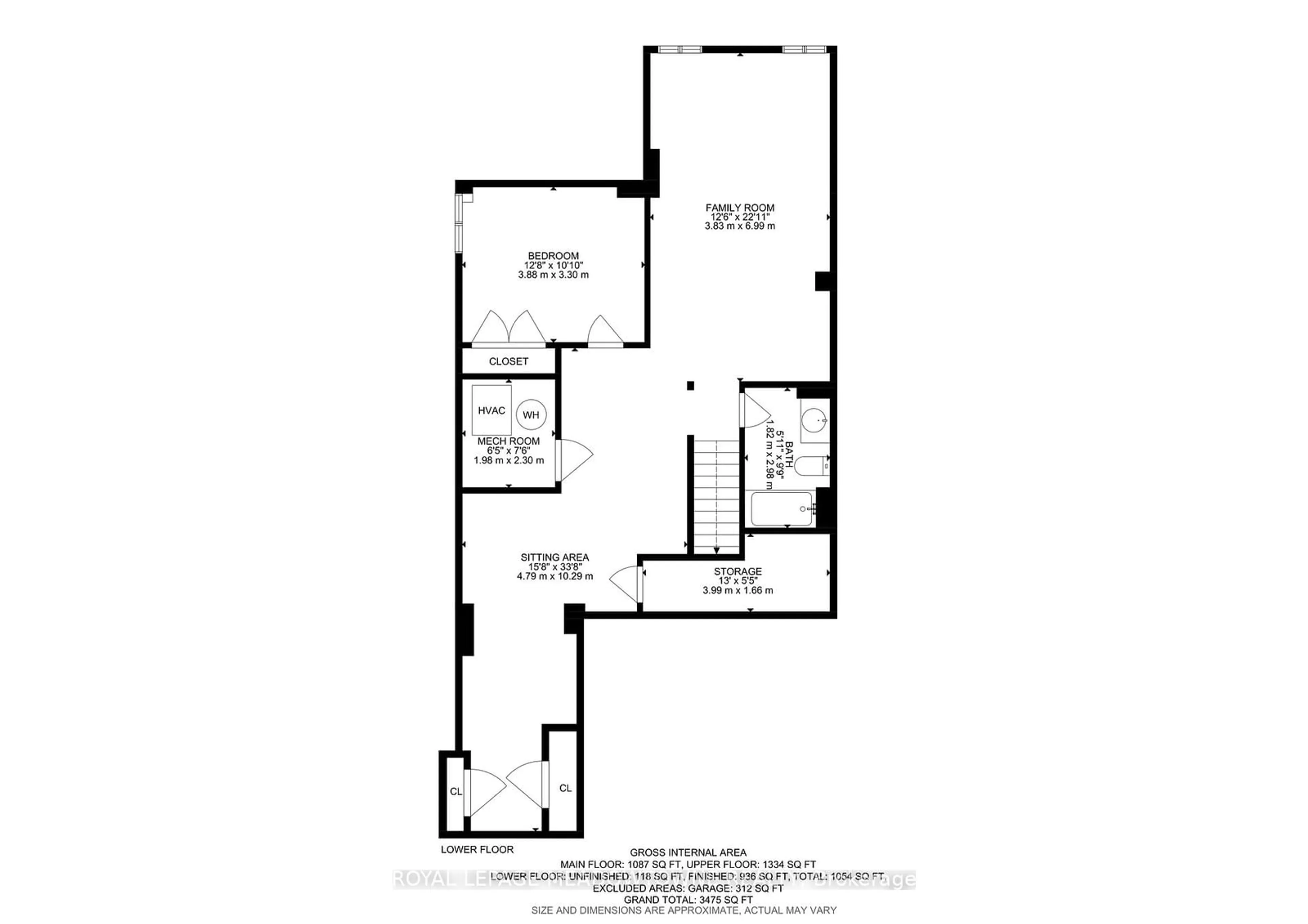 Floor plan for 27 Gruenwald Gate, Brampton Ontario L6Y 6C3