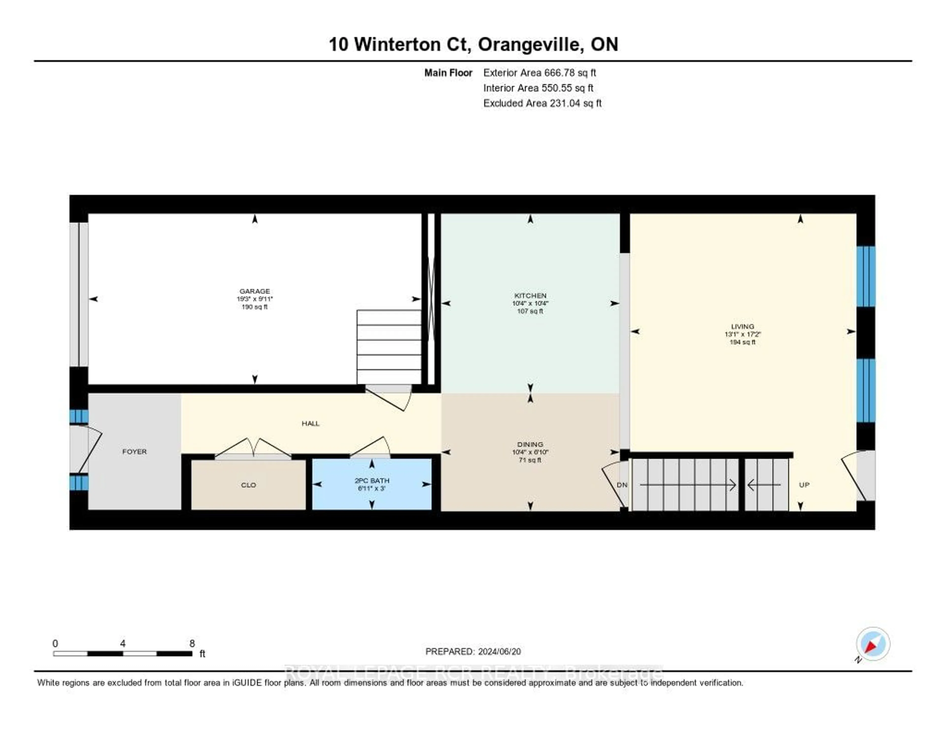 Floor plan for 10 Winterton Crt, Orangeville Ontario L9W 7N5