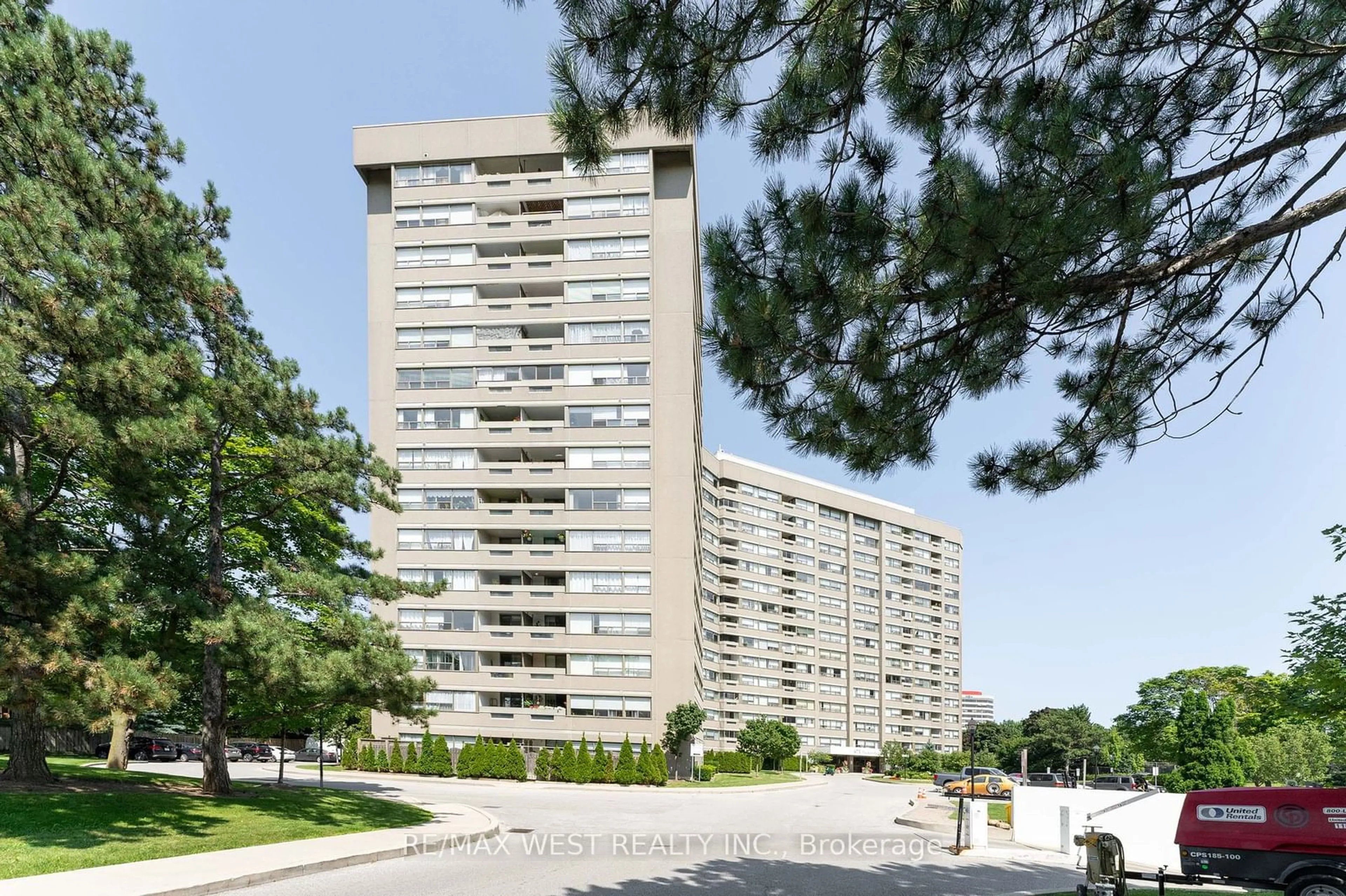A pic from exterior of the house or condo for 475 The West Mall #1404, Toronto Ontario M9C 4Z3