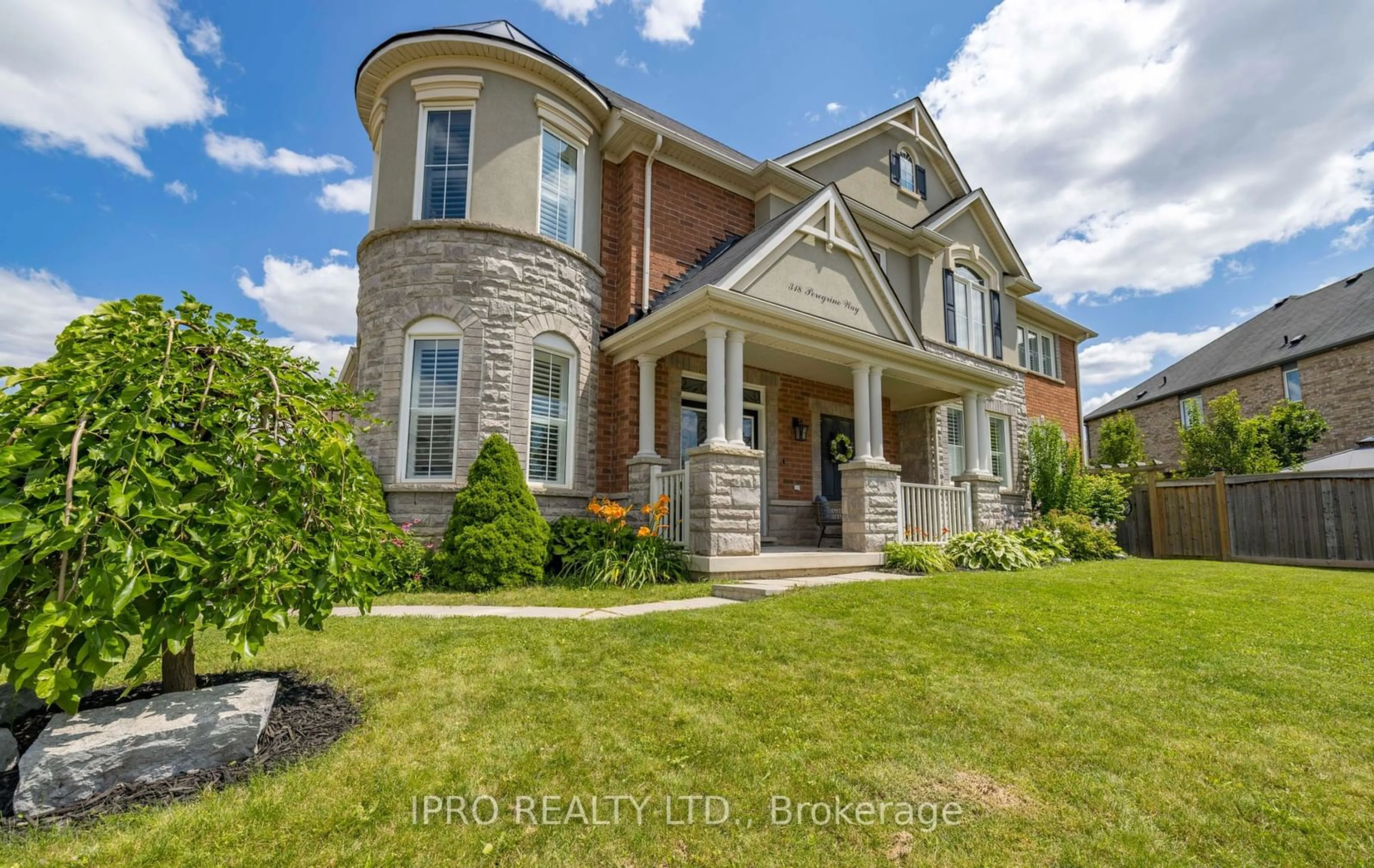 Home with brick exterior material for 318 Peregrine Way, Milton Ontario L9T 7N8