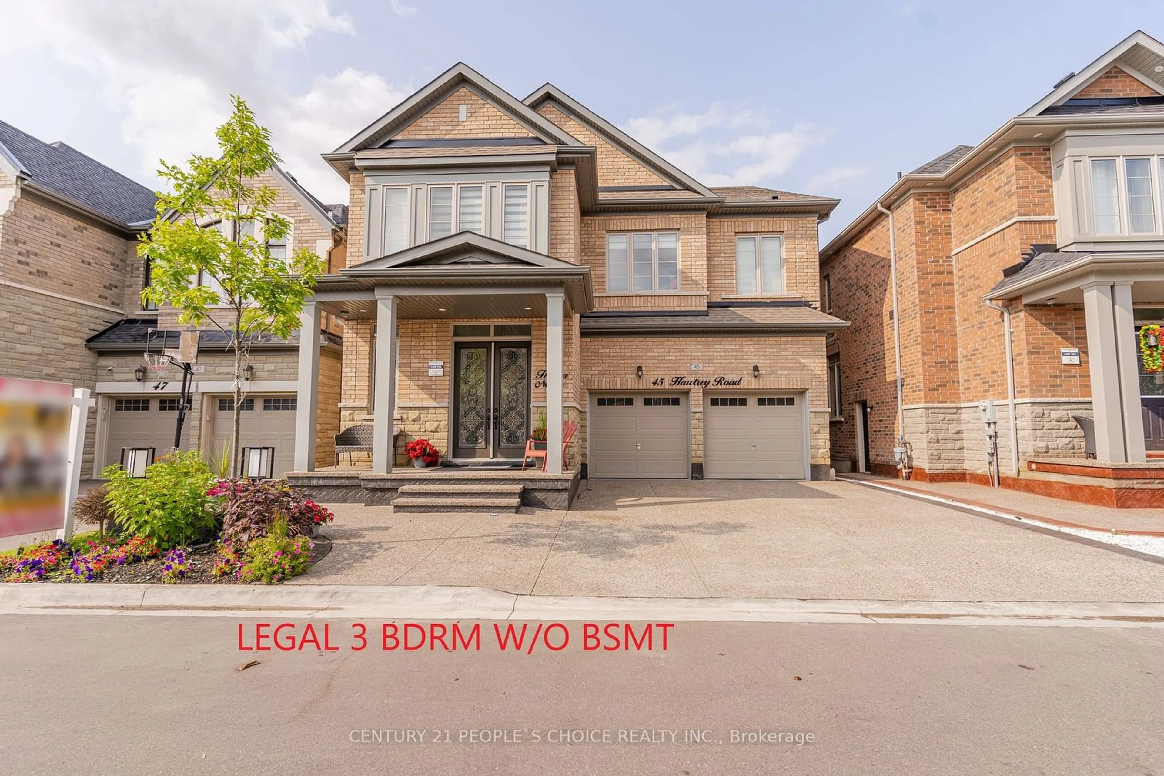 Frontside or backside of a home for 45 Hawtrey Rd, Brampton Ontario L7A 0G7