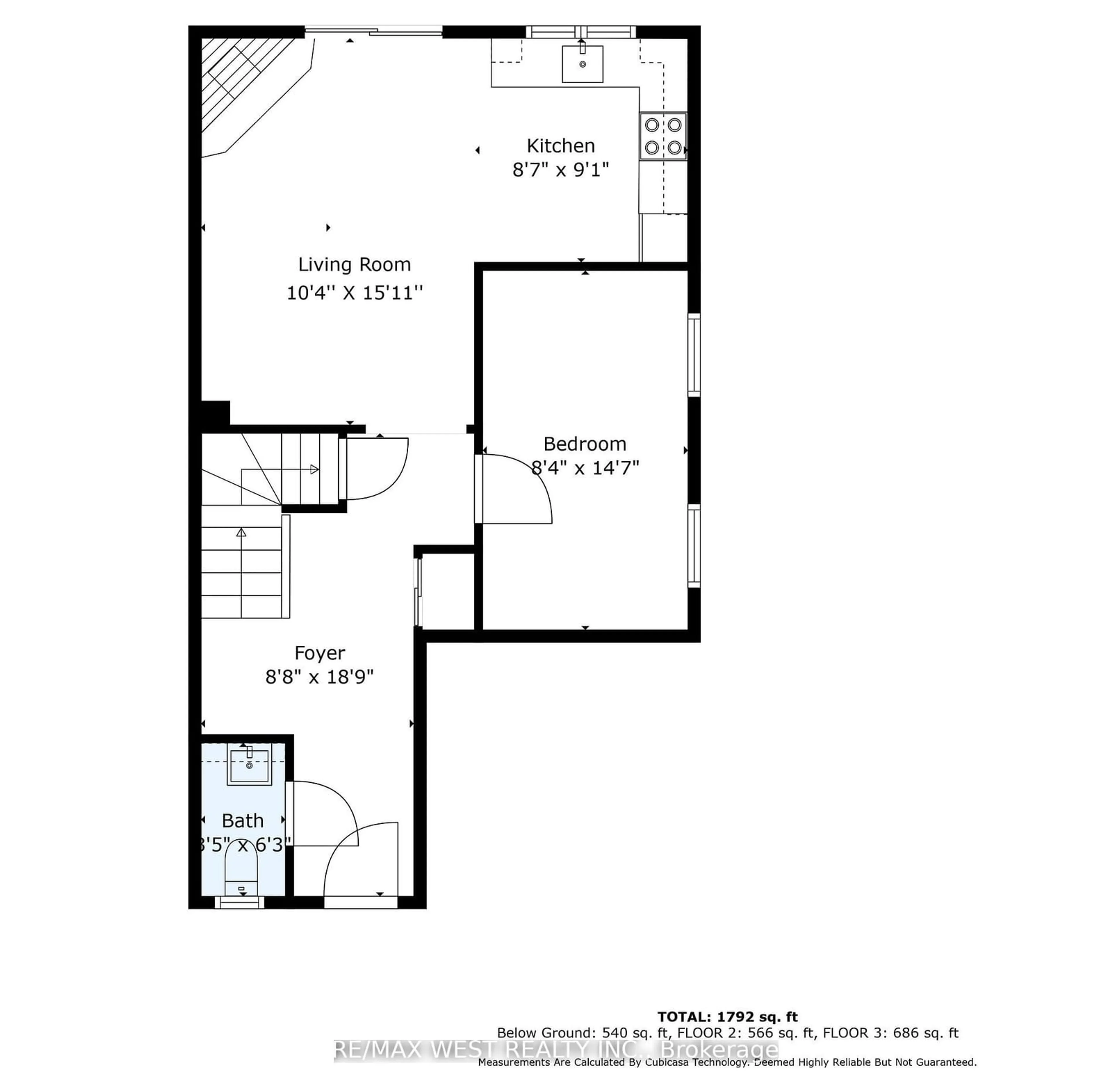 Floor plan for 91 Autumn Glen Circ, Toronto Ontario M9W 6B3