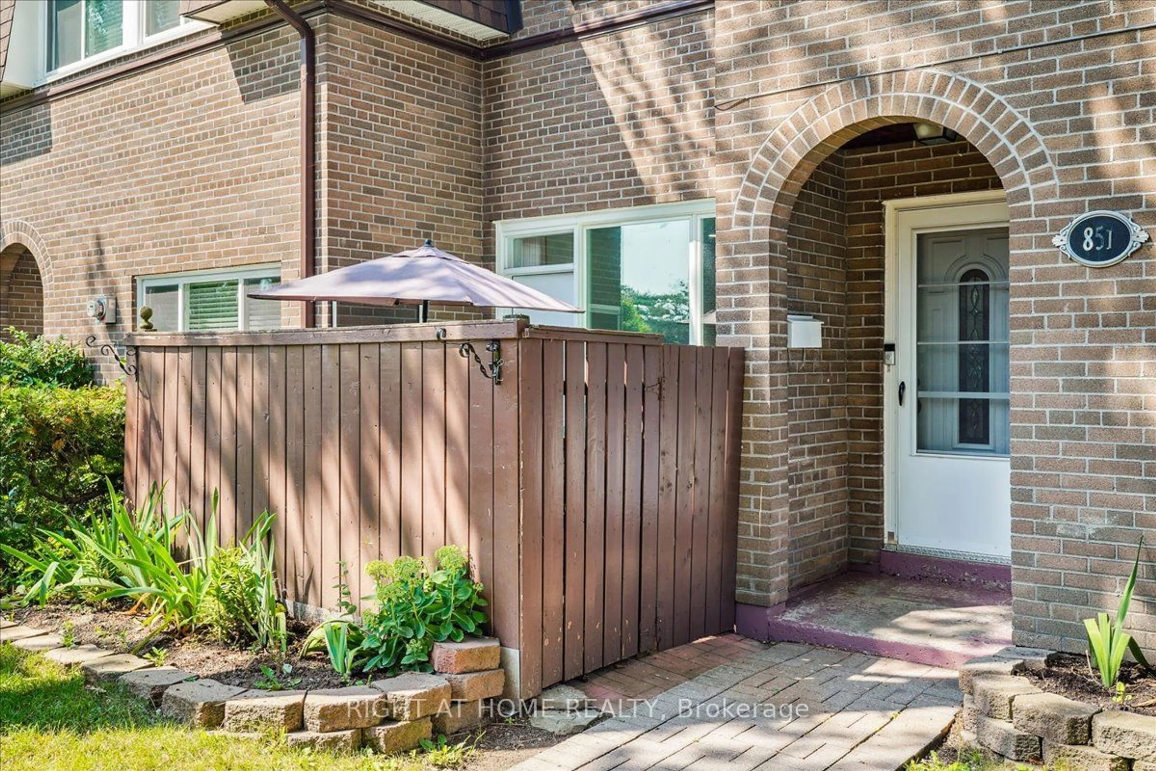 Home with brick exterior material for 30 Tandridge Cres #851, Toronto Ontario M9W 2P2