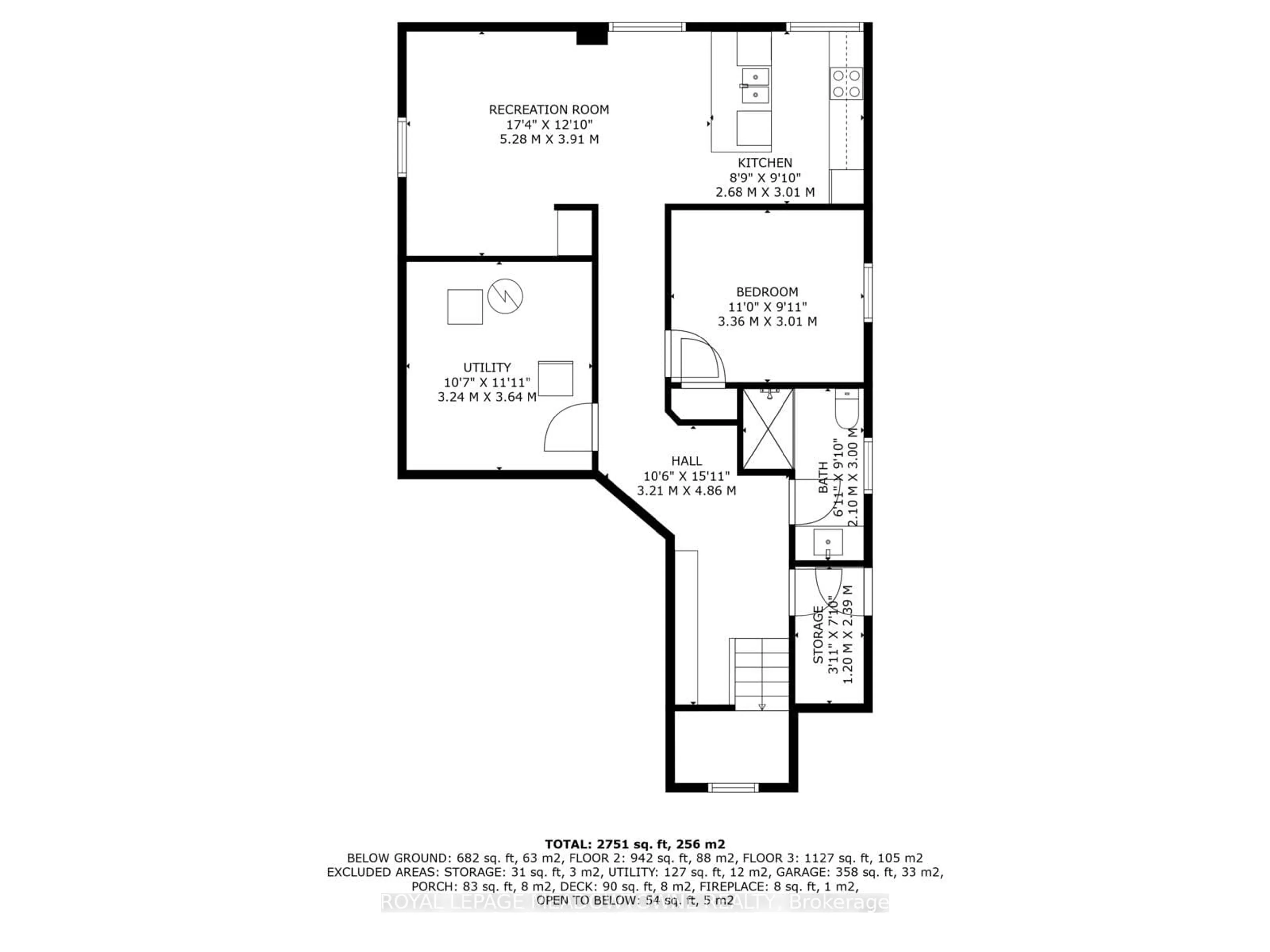 Floor plan for 31 Intrigue Tr, Brampton Ontario L6X 0X8