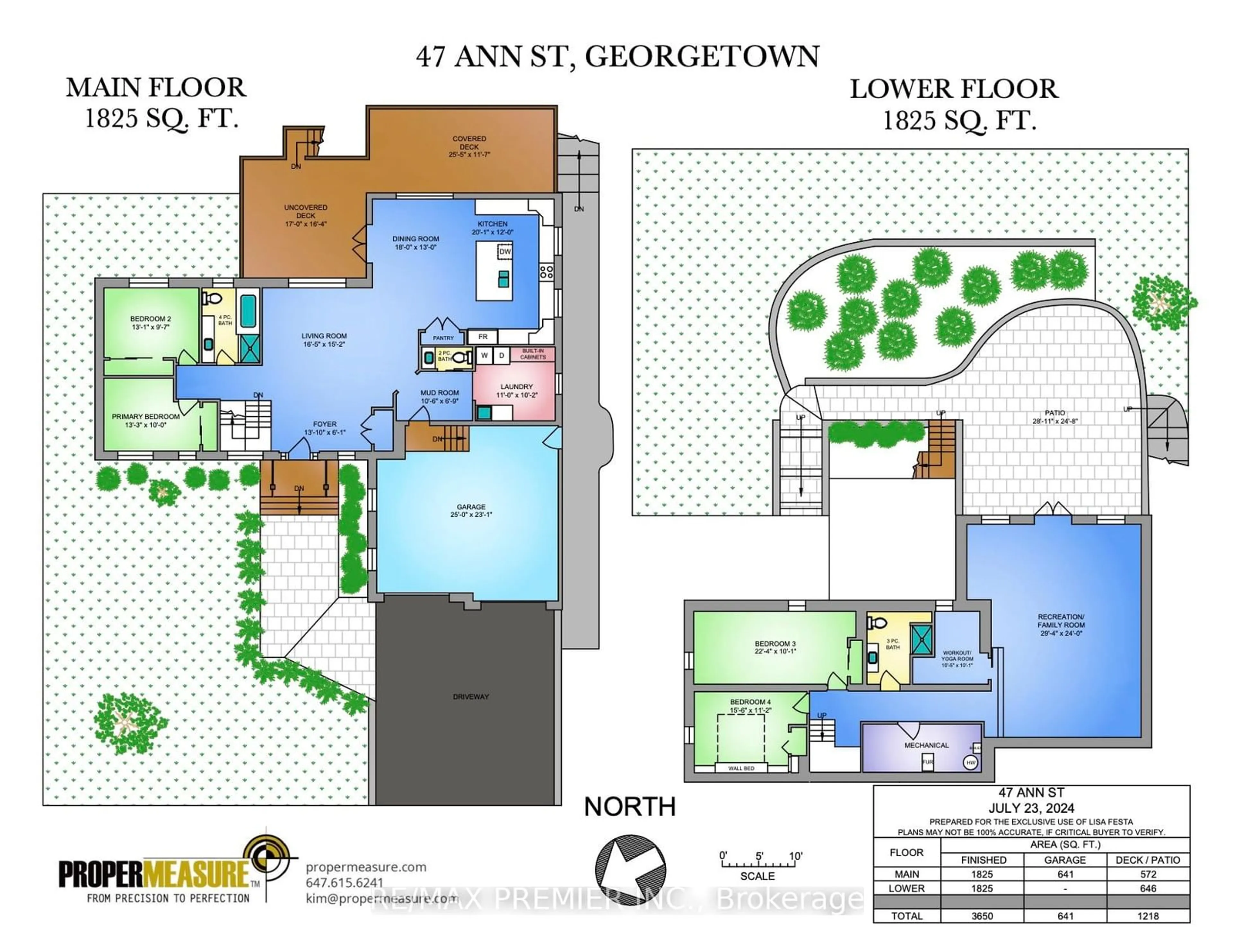 Floor plan for 47 Ann St, Halton Hills Ontario L7G 2V3