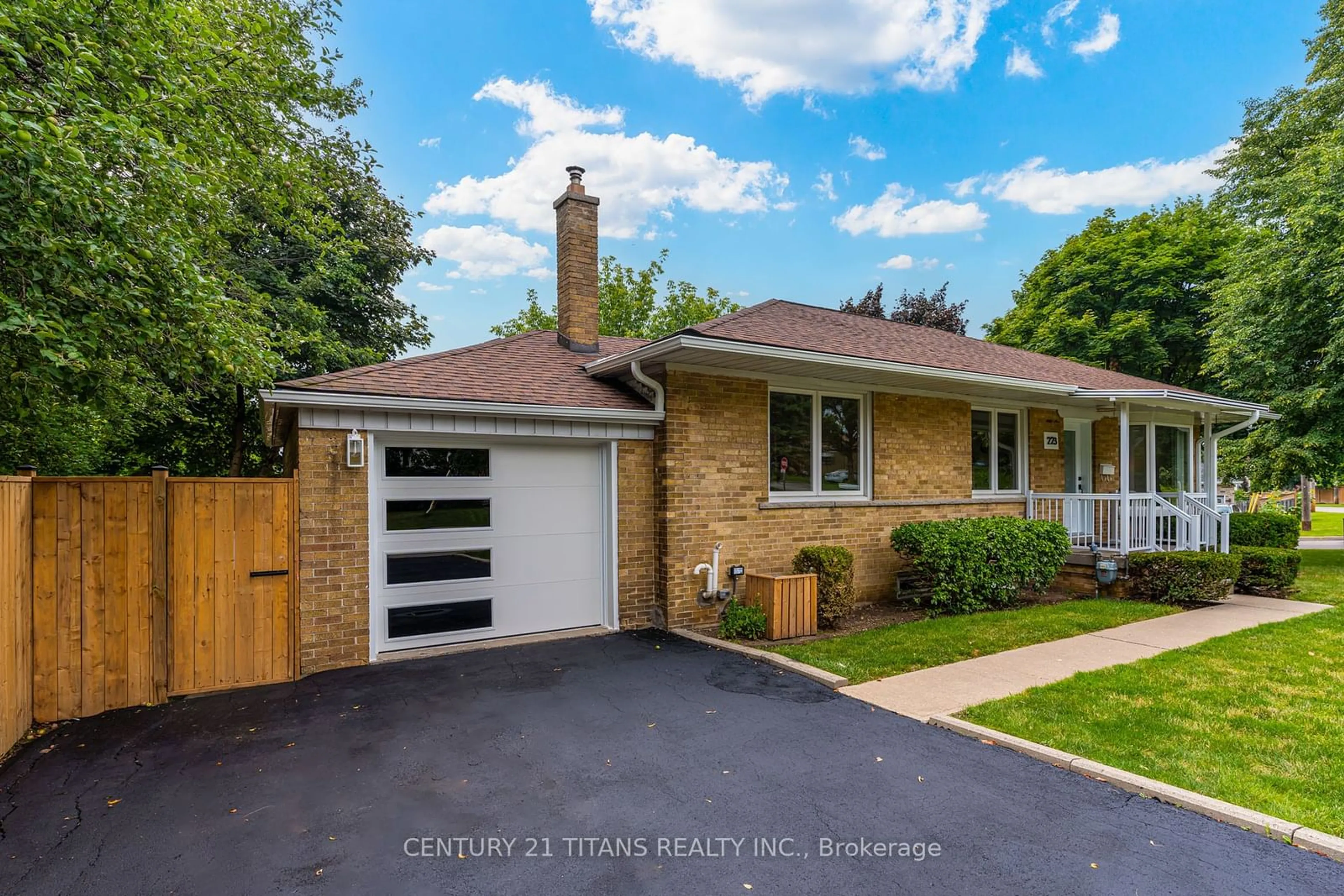 Home with brick exterior material for 223 Epsom Downs Dr, Toronto Ontario M3M 1T3