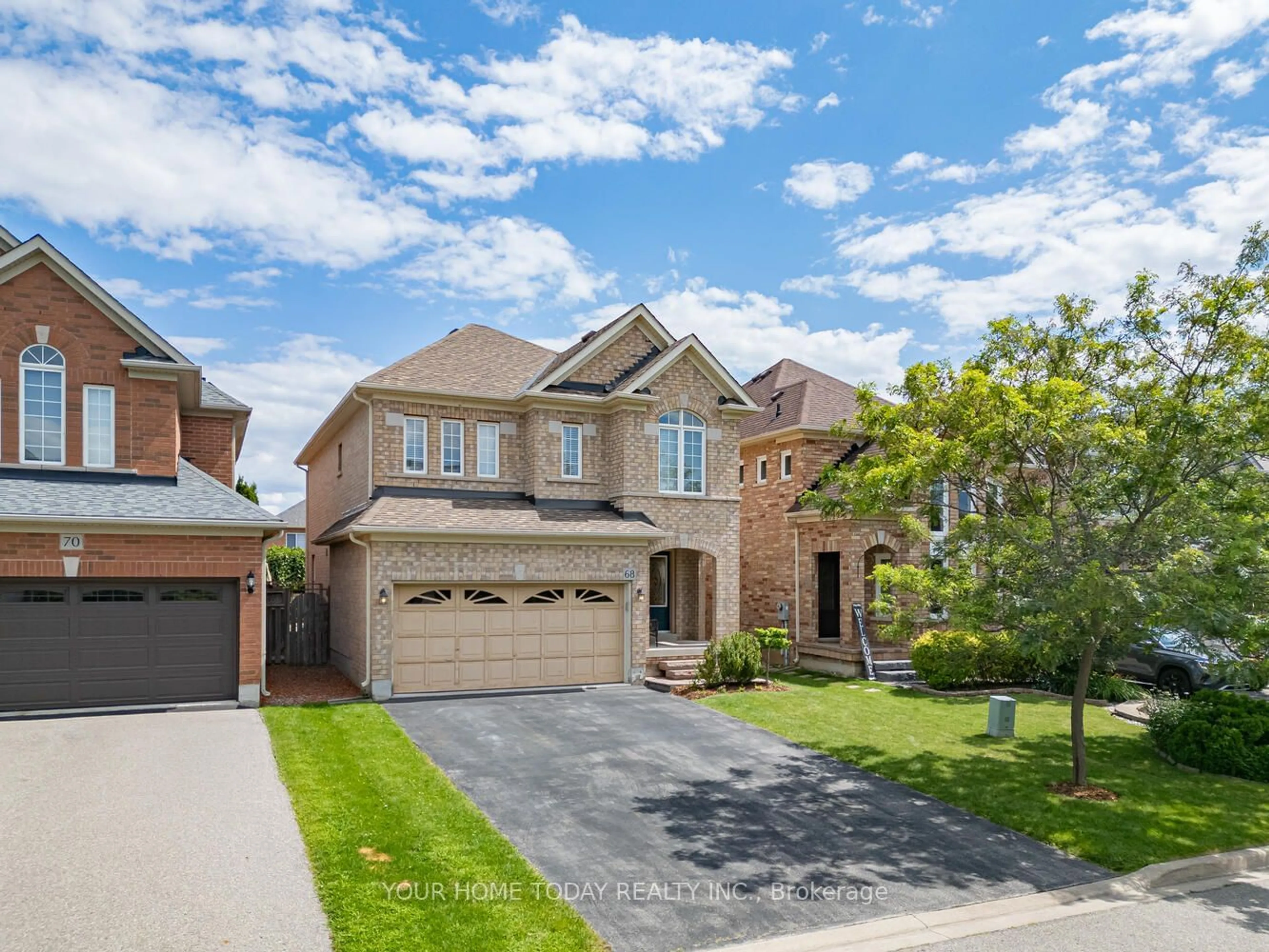 Home with brick exterior material for 68 Milfoil St, Halton Hills Ontario L7G 6M6