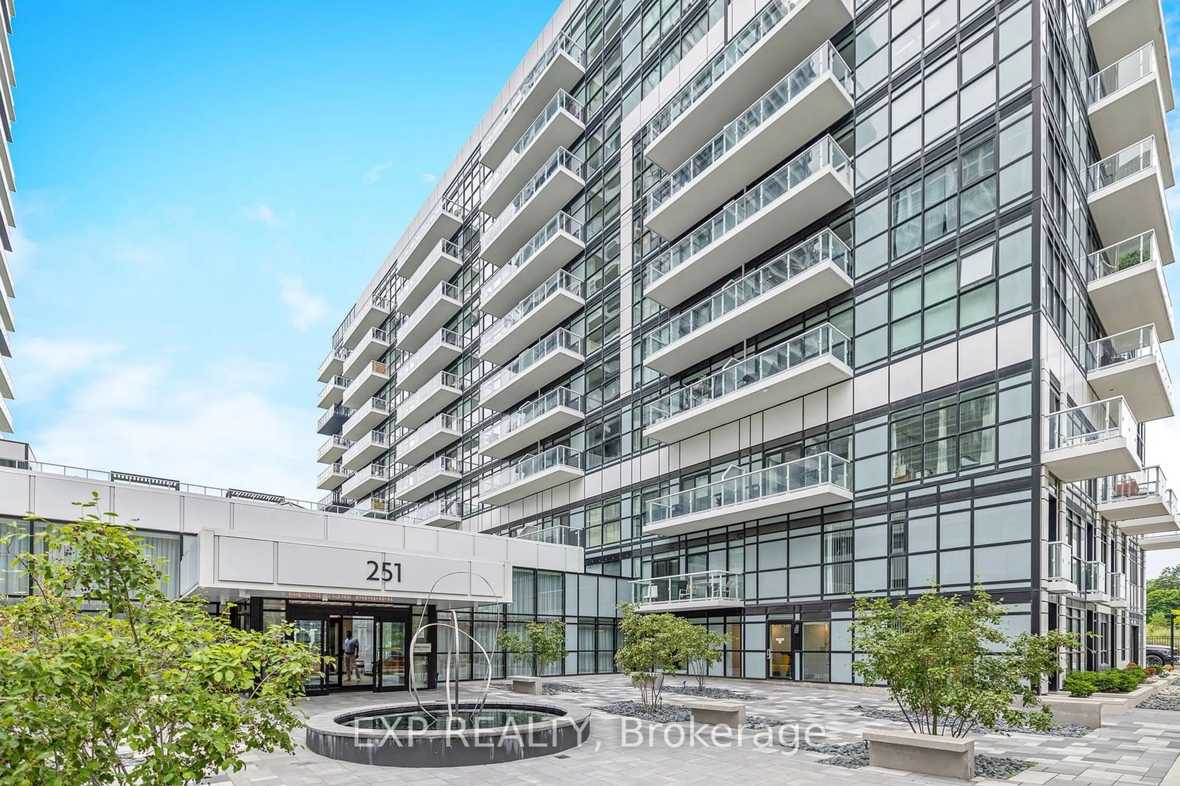 A pic from exterior of the house or condo for 251 Manitoba St #1013, Toronto Ontario M8Y 0C7