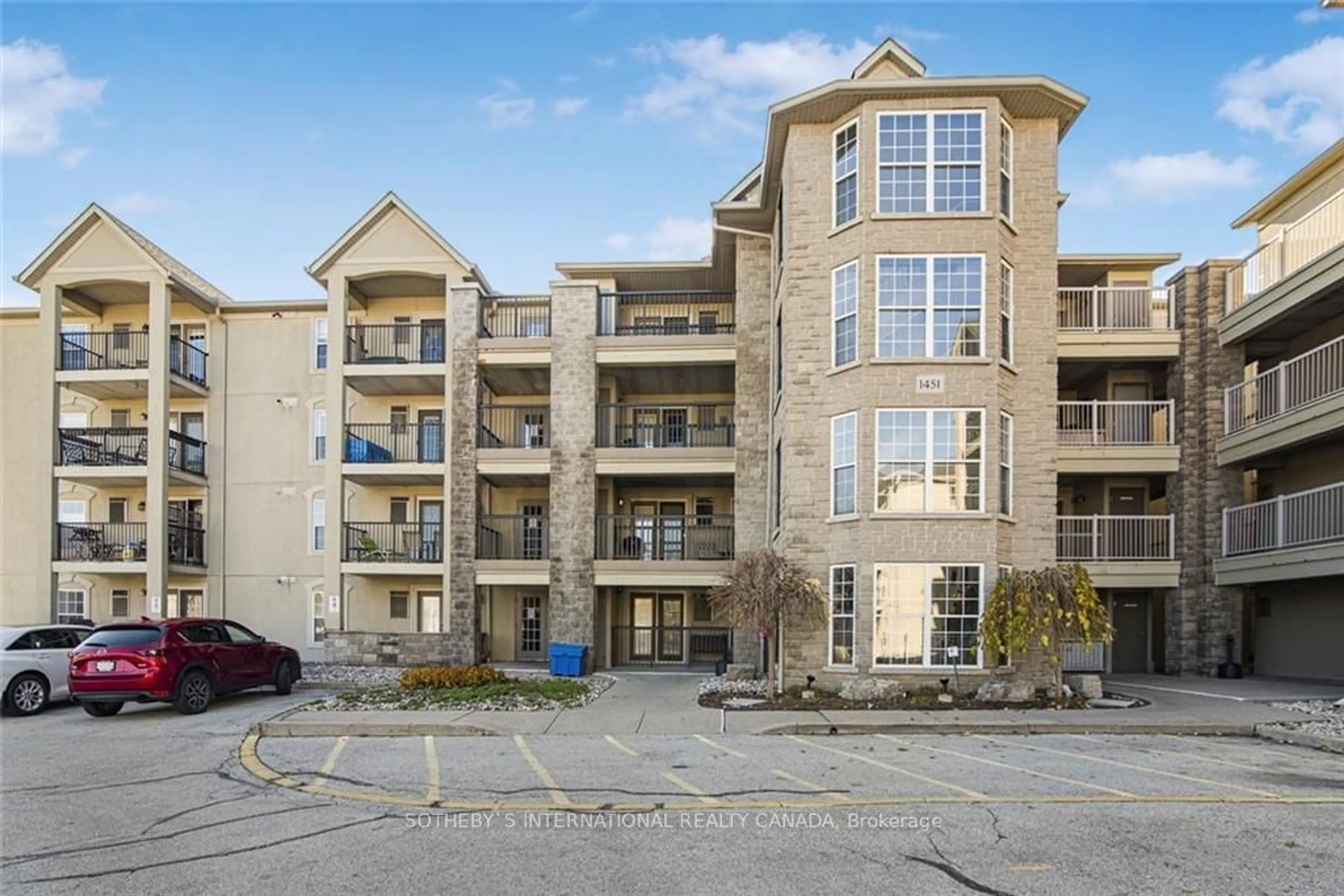 A pic from exterior of the house or condo for 1451 Walker's Line #103, Burlington Ontario L7M 4P1