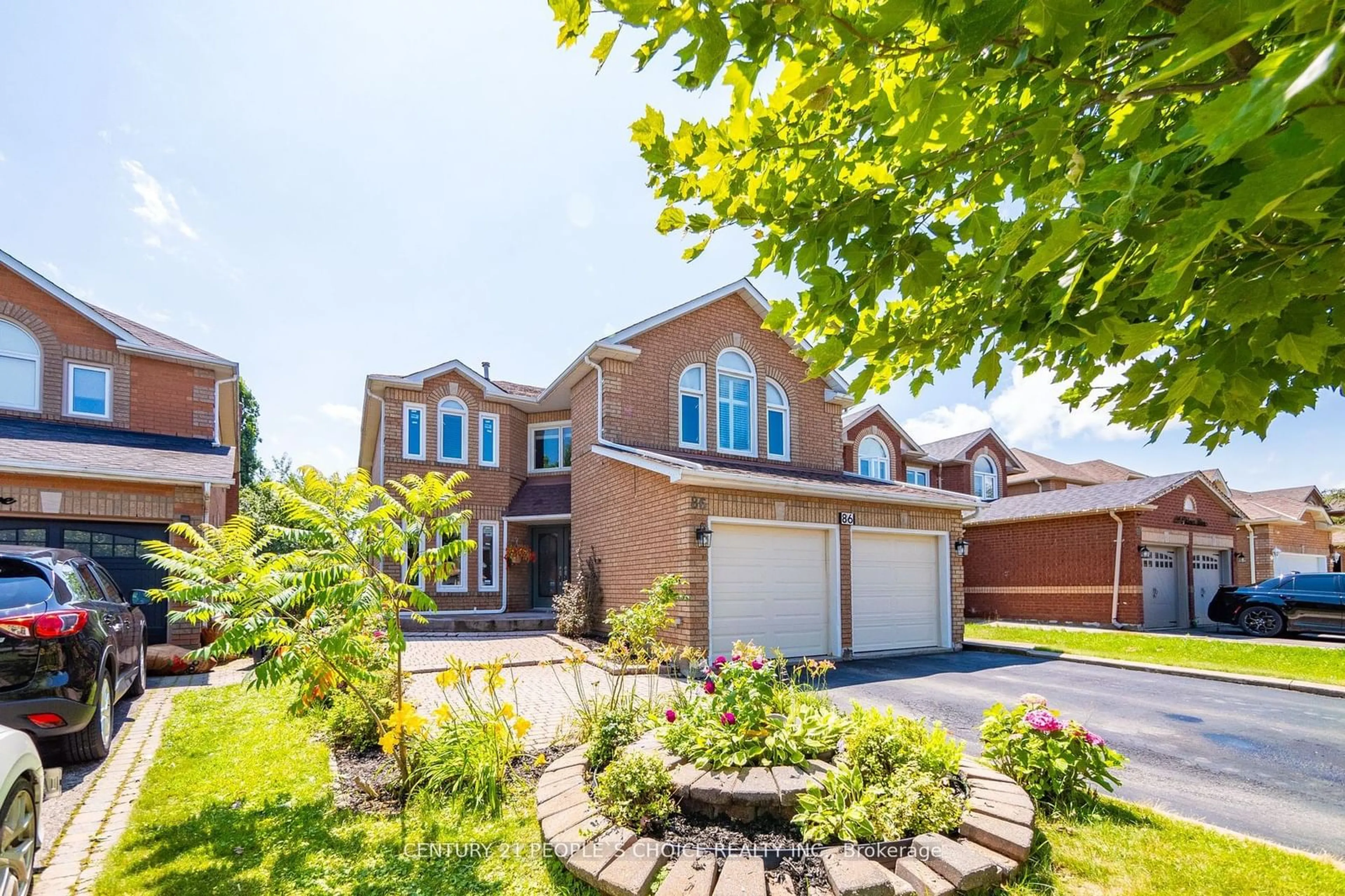 Home with brick exterior material for 86 Valonia Dr, Brampton Ontario L6V 4K1