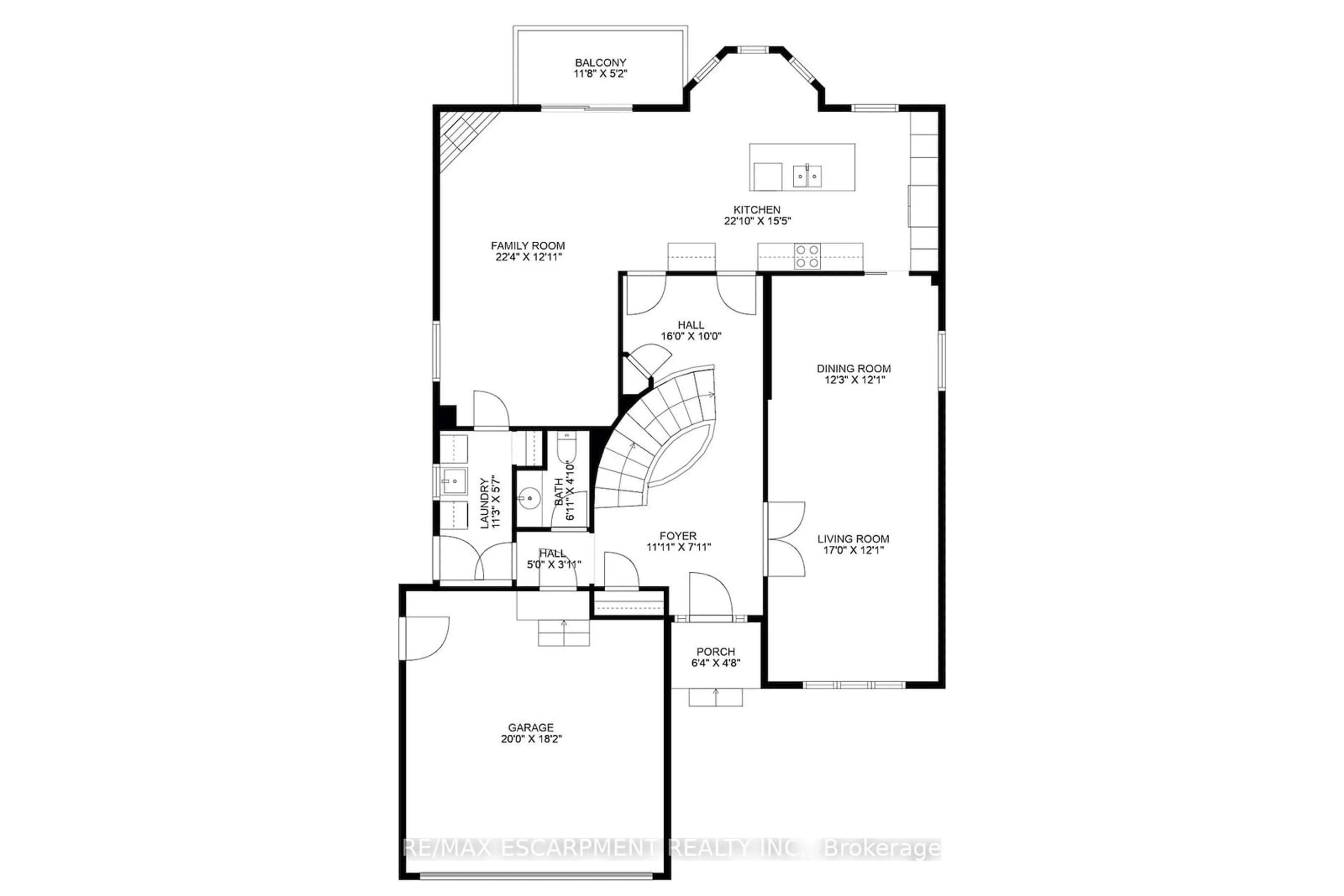 Floor plan for 4107 Wheelwright Cres, Mississauga Ontario L5L 2X3