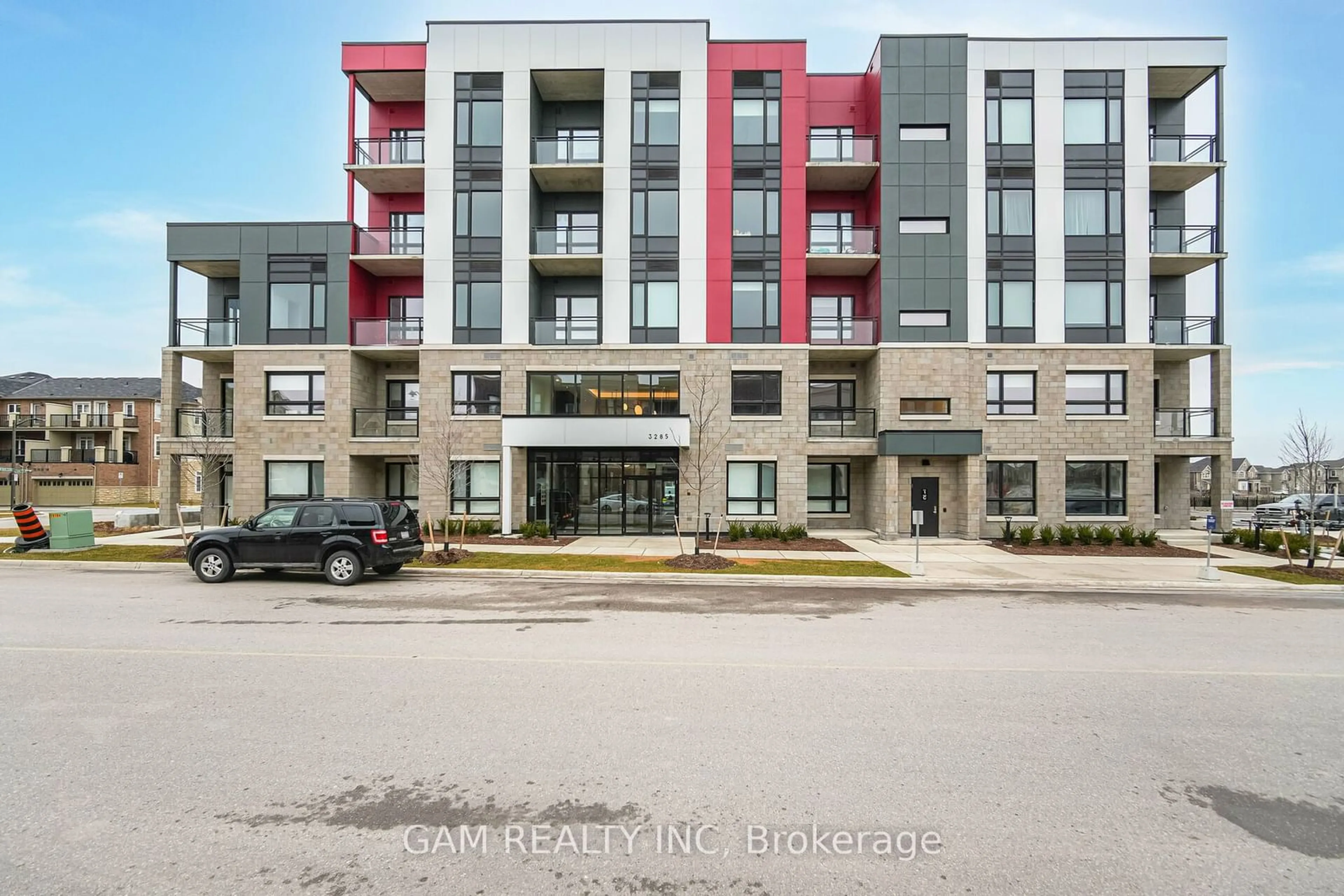 A pic from exterior of the house or condo for 3285 Carding Mill Tr #402, Oakville Ontario L6M 5P7