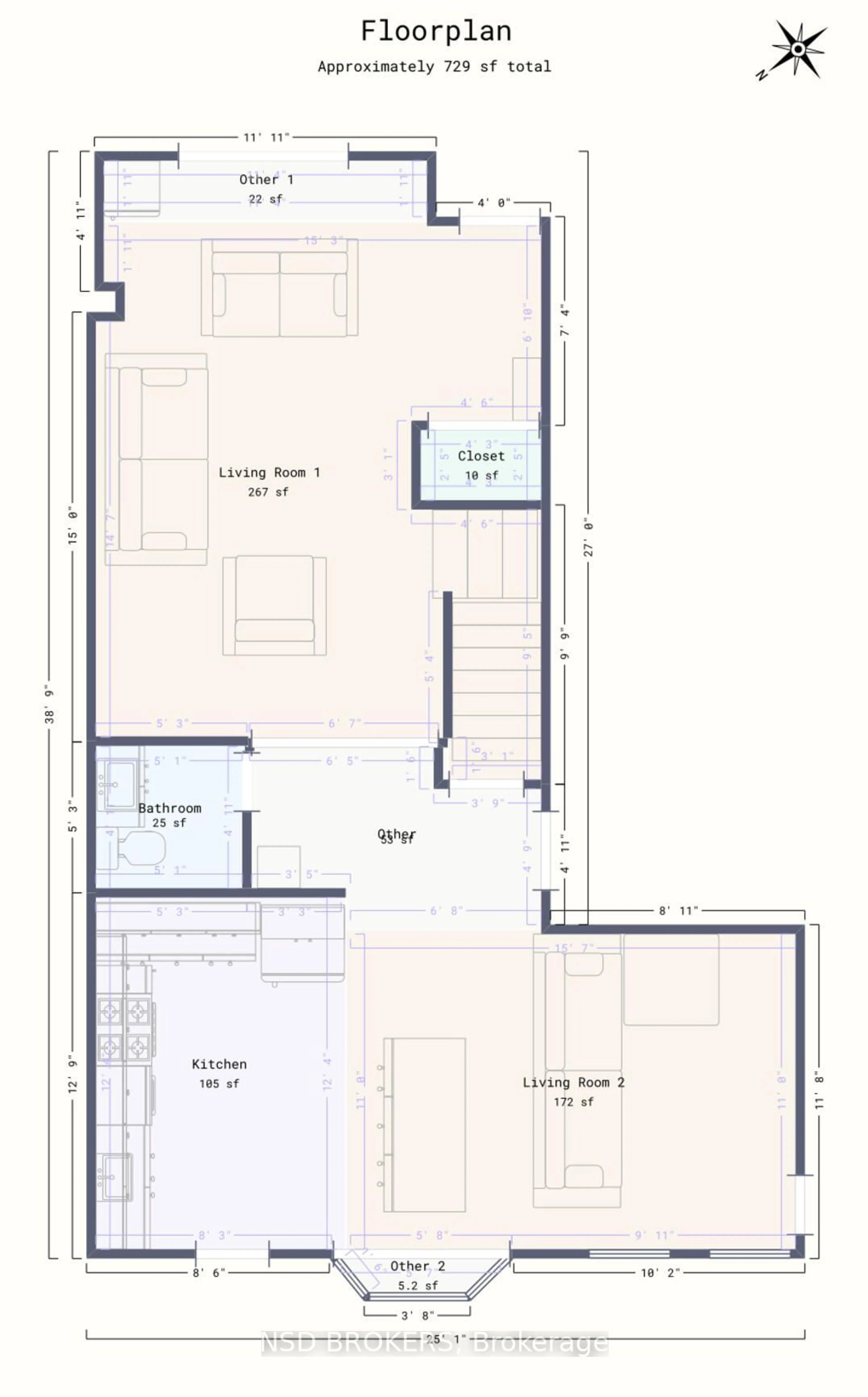 Floor plan for 10 Nautical Dr, Brampton Ontario L6R 2H1