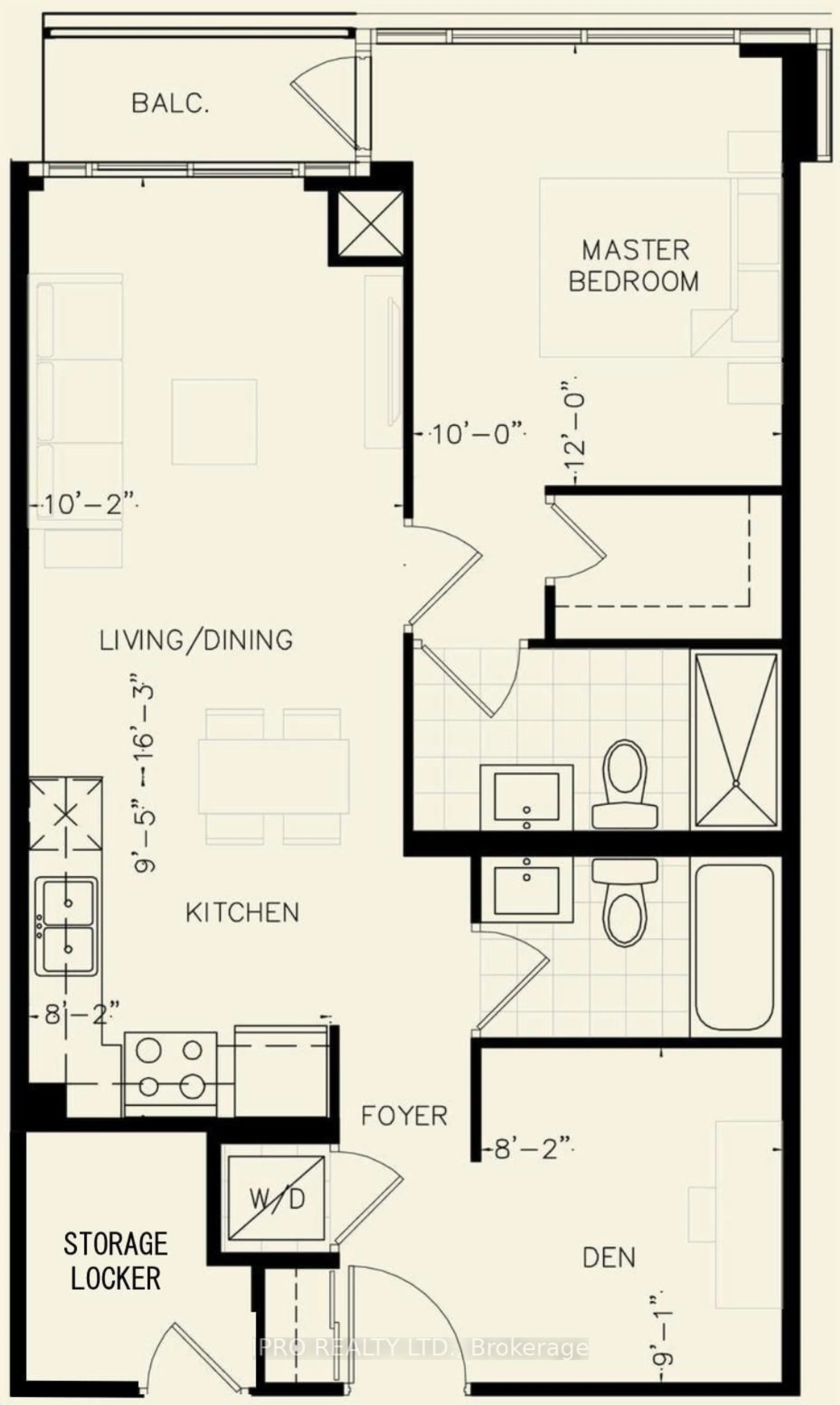 Floor plan for 2481 Taunton Rd #459, Oakville Ontario L6H 3R7