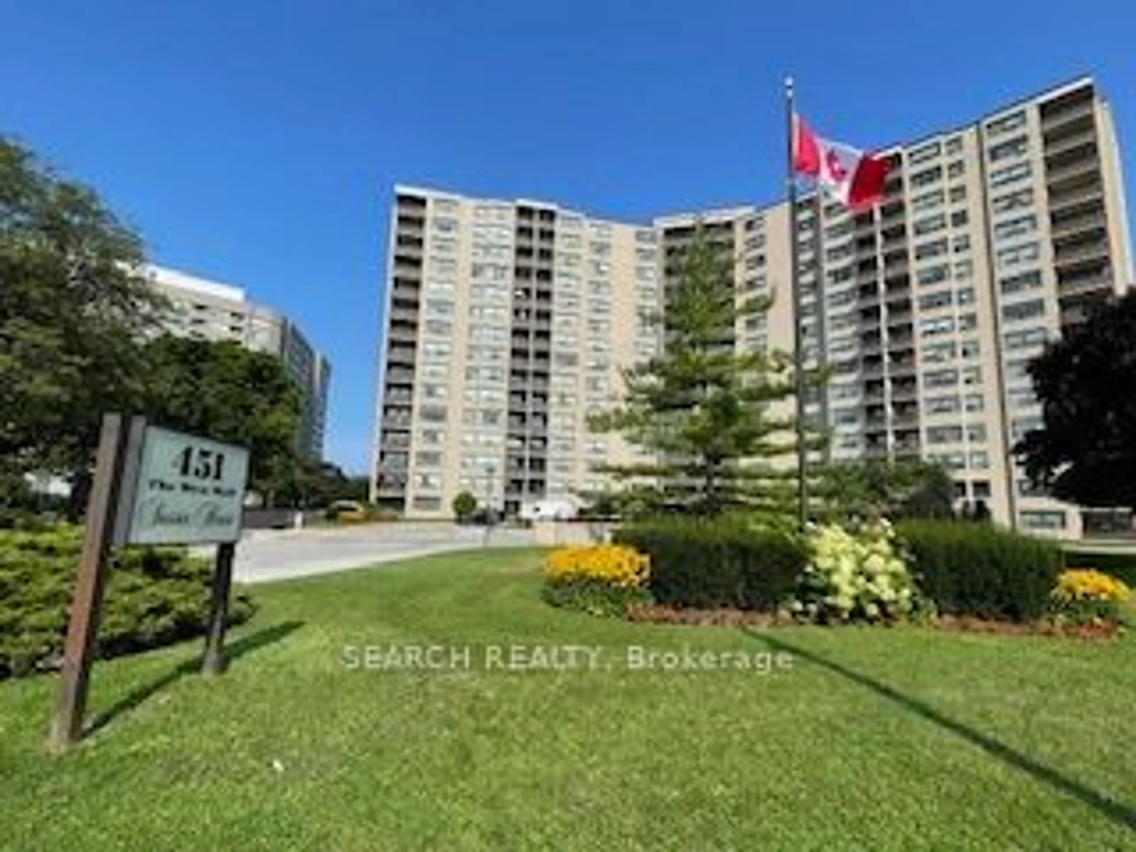 A pic from exterior of the house or condo for 451 The West Mall #404, Toronto Ontario M9C 1G1