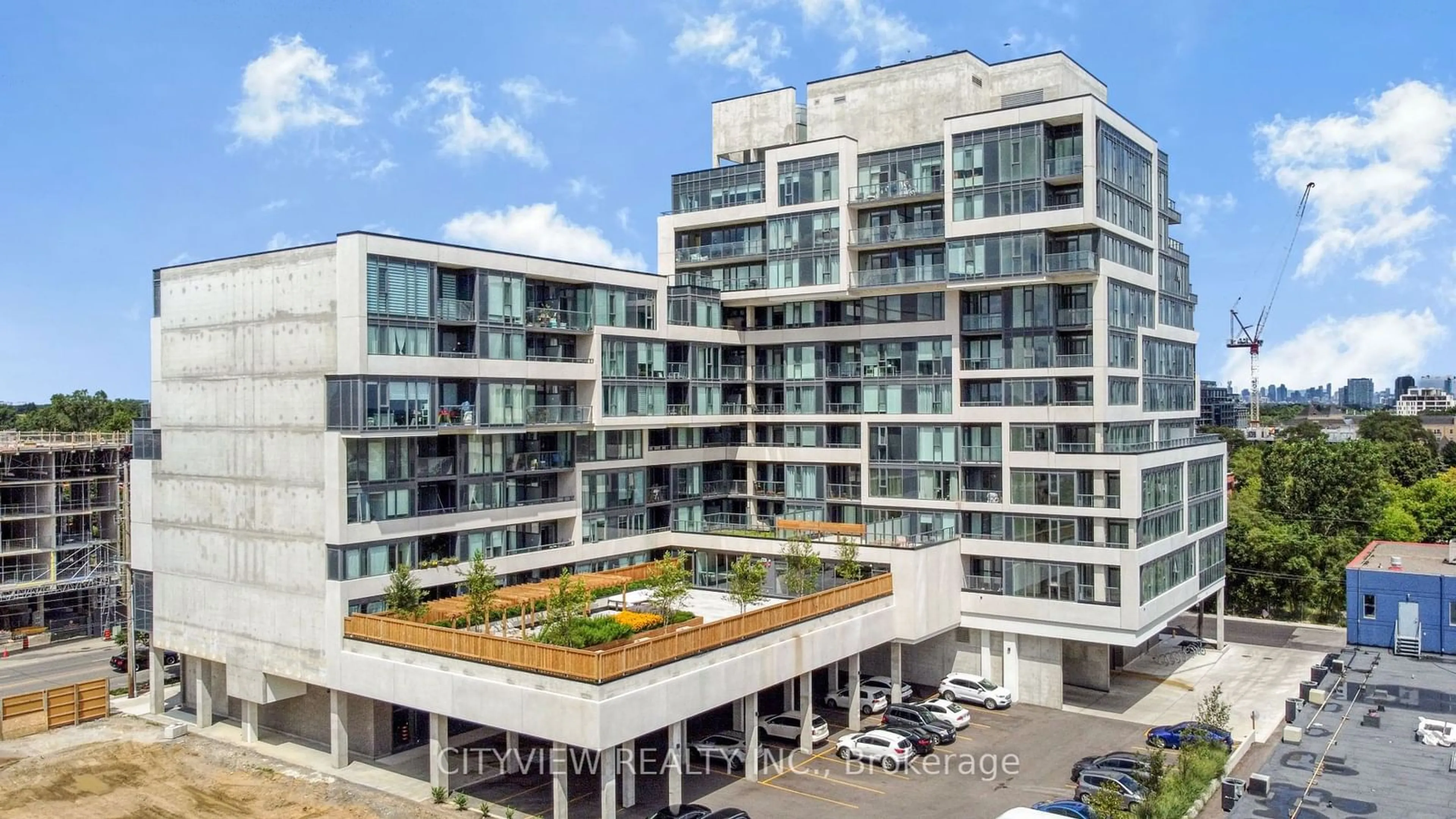 A pic from exterior of the house or condo for 859 The Queensway #415, Toronto Ontario M8Z 1N8