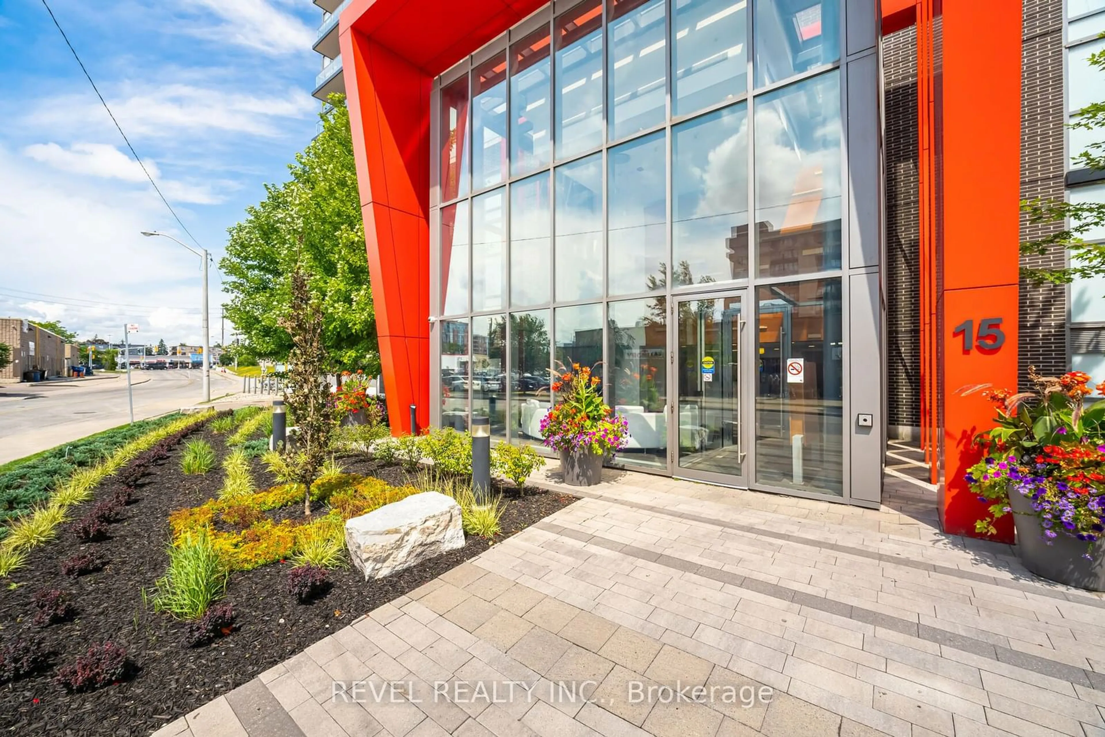 Indoor lobby for 15 James Finlay Way #1003, Toronto Ontario M3M 0B3